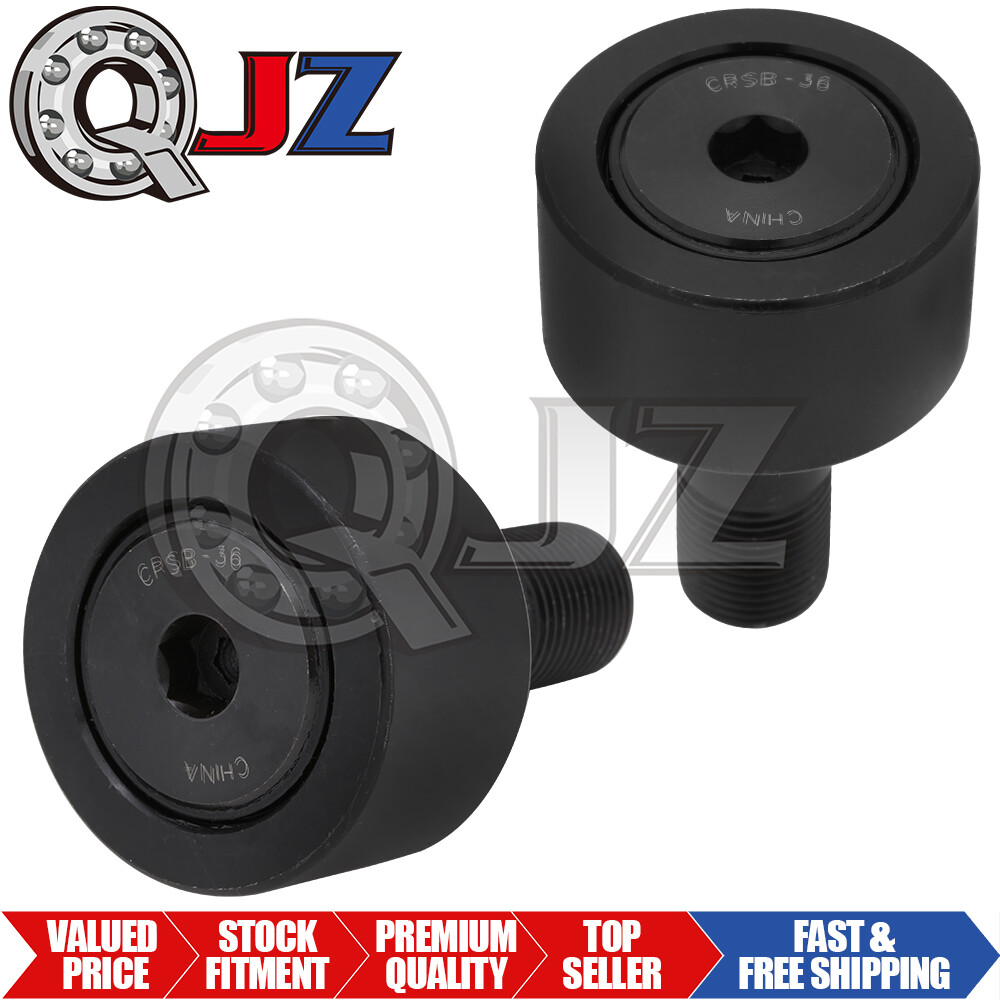[Qty.2] CF-2-1/4-SB Standard Stud Track Cam Follower Roller Bearing Replacement
