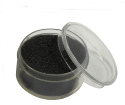 1 Glass Top Lid Black 50 Jar Box Case Display Gems Body Jewelry Gold Nuggets