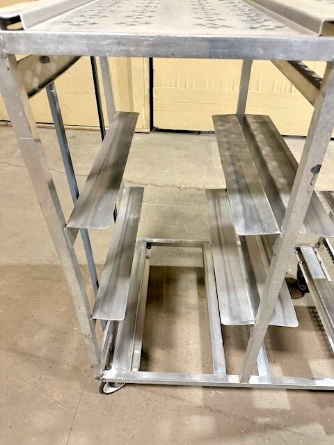 **LOT OF 2** WIN HOLT COMMERCIAL ONLINE ORDER PICKING WORK STATION CART