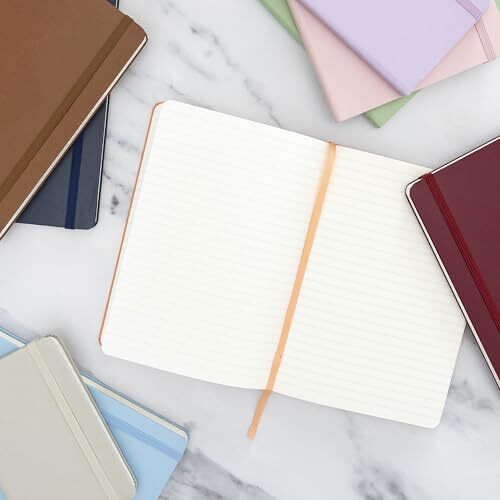 PAPERAGE Lined Journal Notebook, (Mustard Yellow), Assorted Styles , Colors