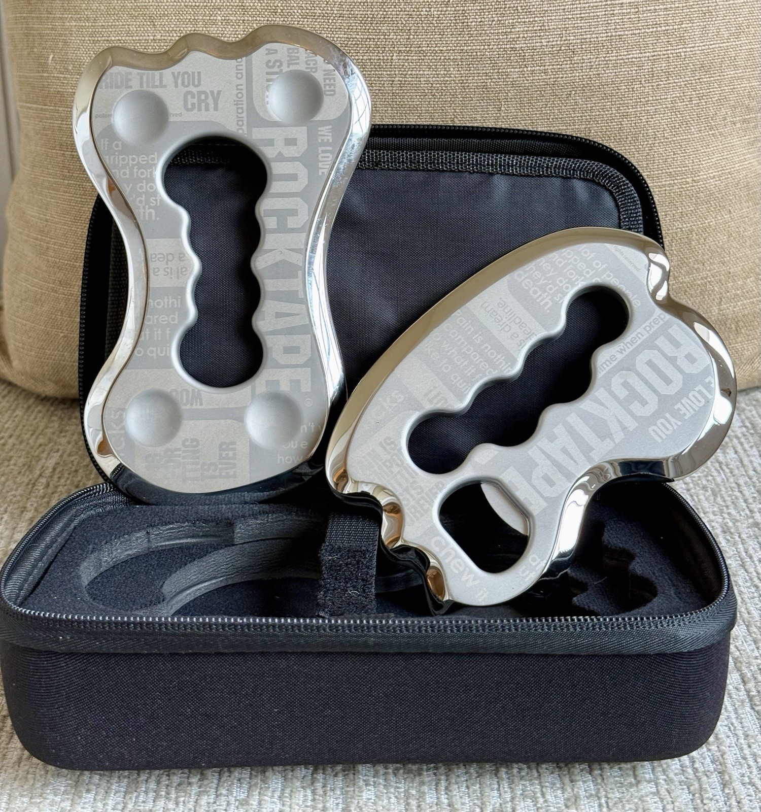 Massage SOFT TISSUE SYSTEM Graston Guasha Stainless Steel Authentic Rockblades