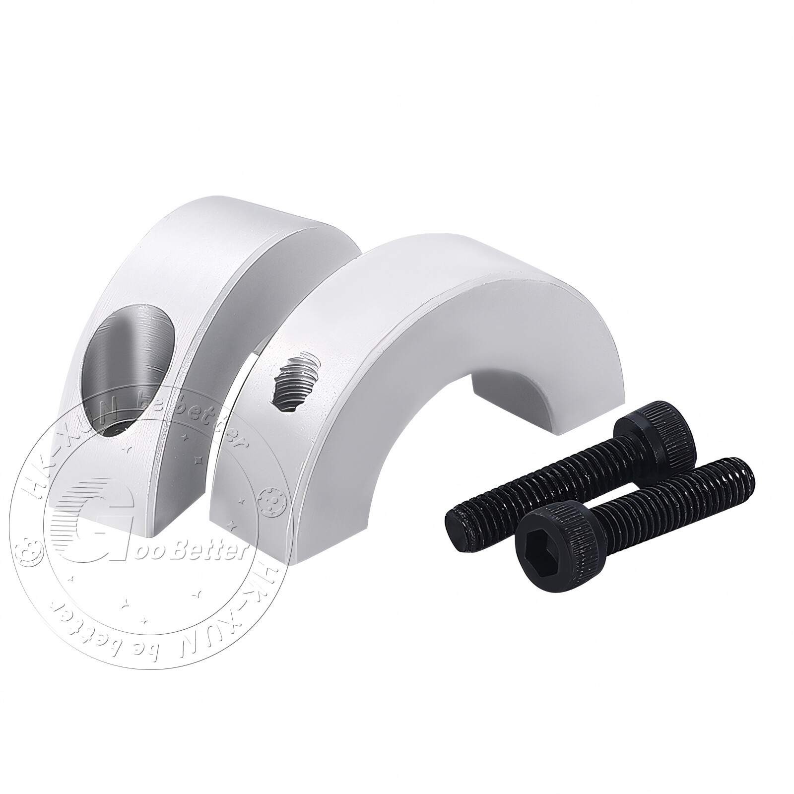 Aluminum Alloy Shaft Collar Double Split Steel Metric Clamp Collars 3mm-100mm