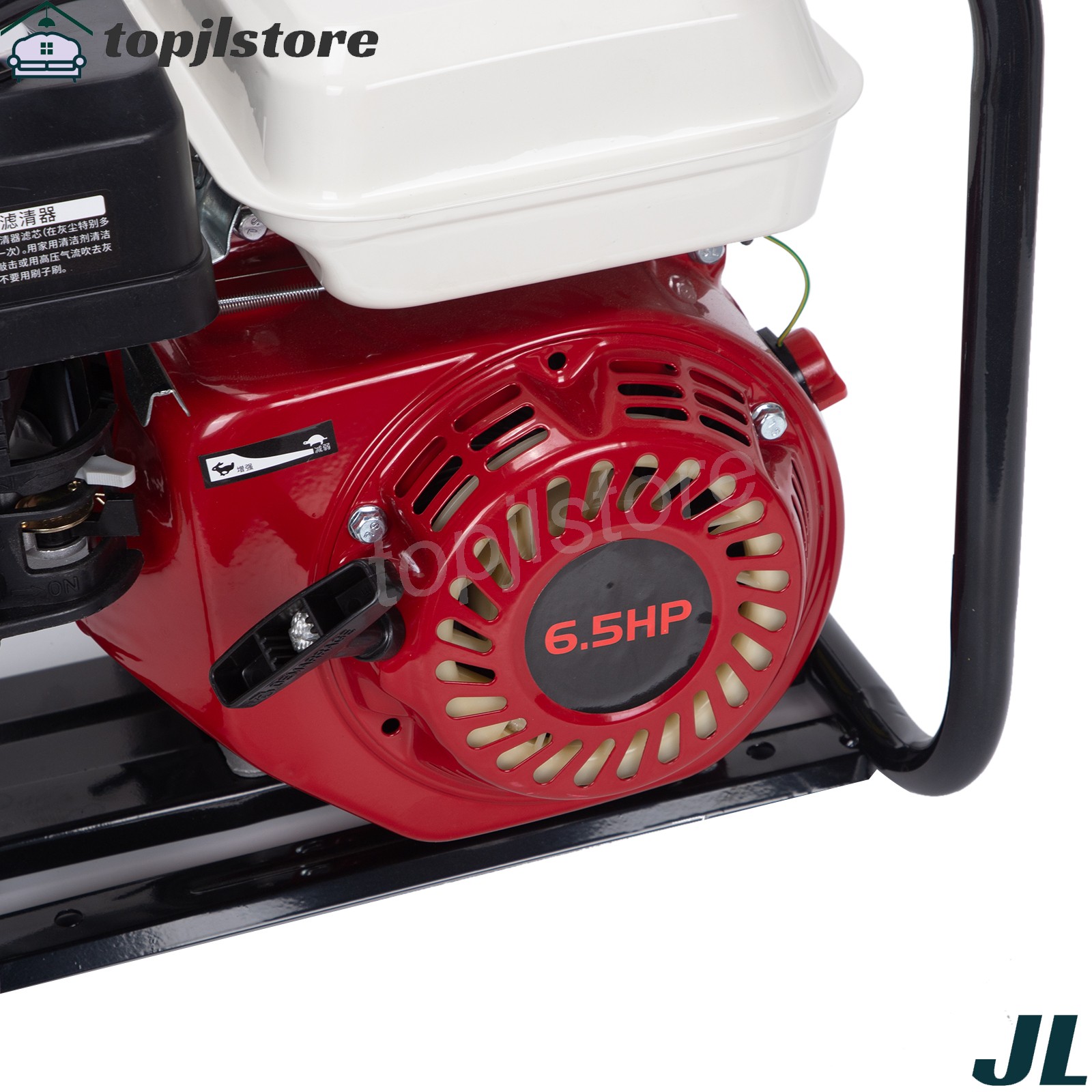 6.5 HP 4-Stroke Gas-Powered Water Transfer Pump 2″ 212CC 158GPM Semi-Trash Pump