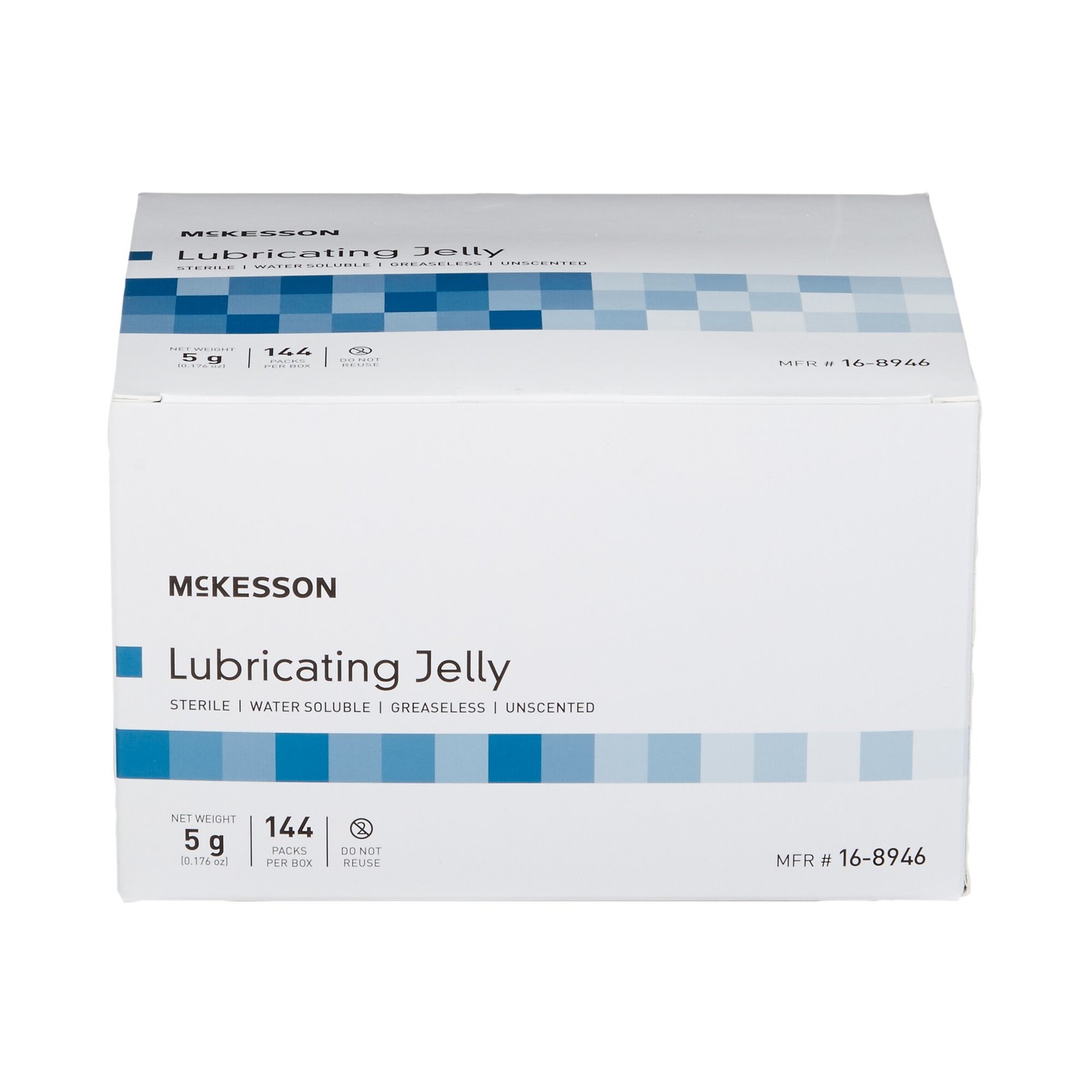 McKesson Lubricating Jelly Sterile 5 Gram Individual Packet 144 per Box 16-8946