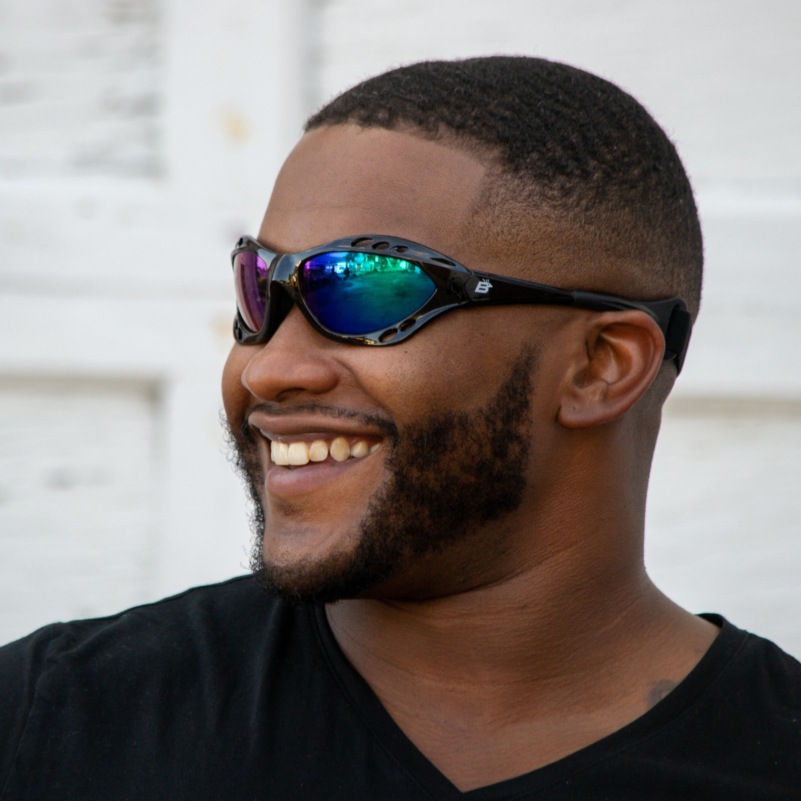 2 Pairs of Birdz Seahawk Floating Sunglasses w/Strap Black w/Blue & Green Lenses