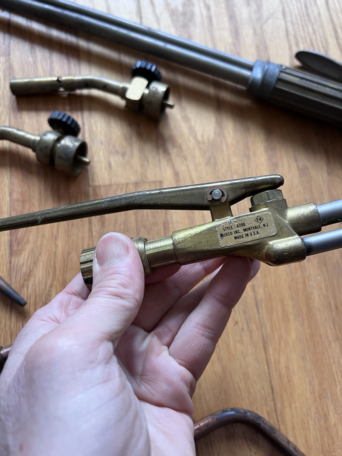 Airco Cutting Welding Torch Lot 4790 818-0750 Uniweld 830 Berzumatic 14103