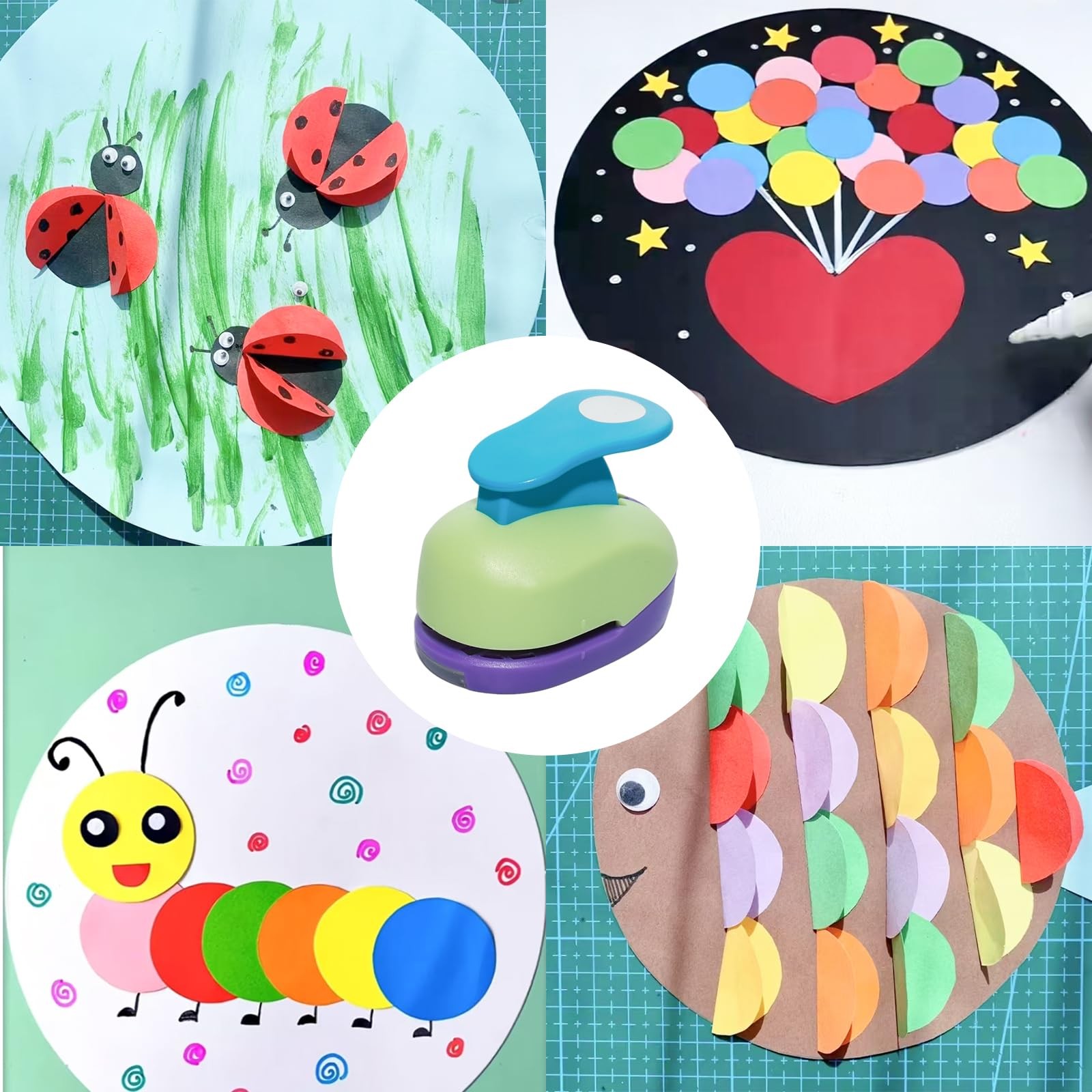 0.63 Inch 16mm Circle Hole Punch For Craft Paper Shapes Scrapbook DIY Arts