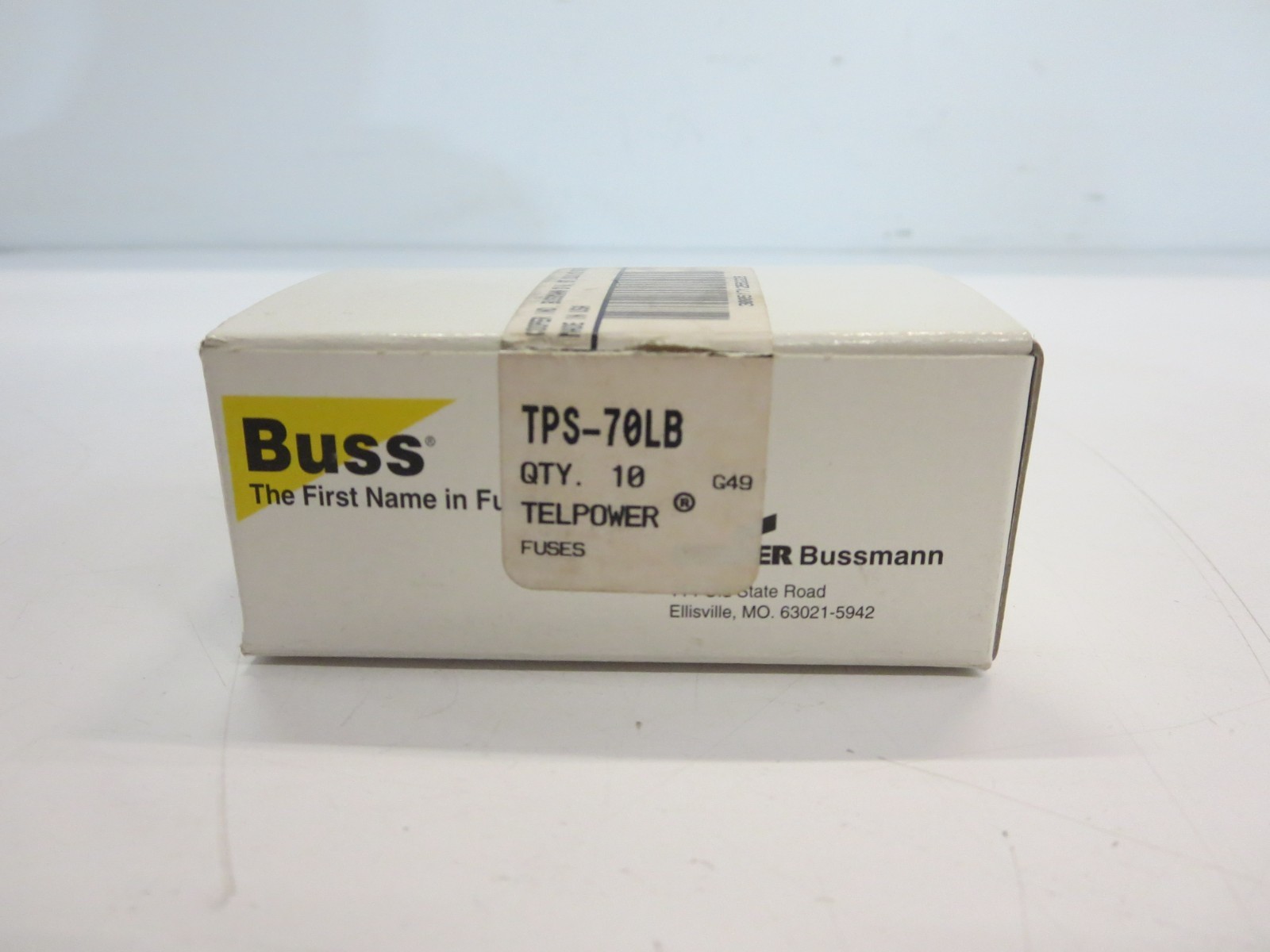 Buss TPS-70 LB, TOS 70, 70 Amp (70A) 170VDC TELPOWER Fuse – BOX OF 10