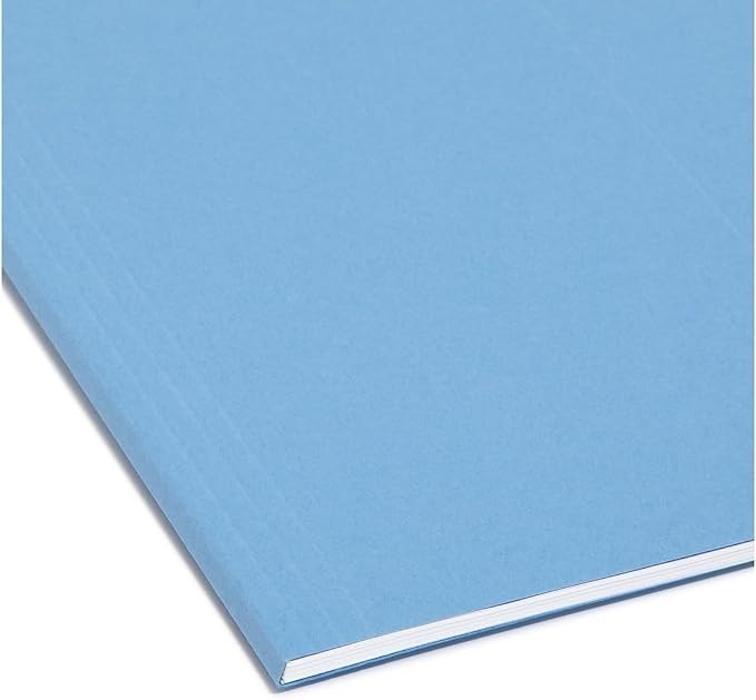 Smead Fastab Hanging File Folder 1/3-Cut Built-In Tab Legal Size Assorted 18