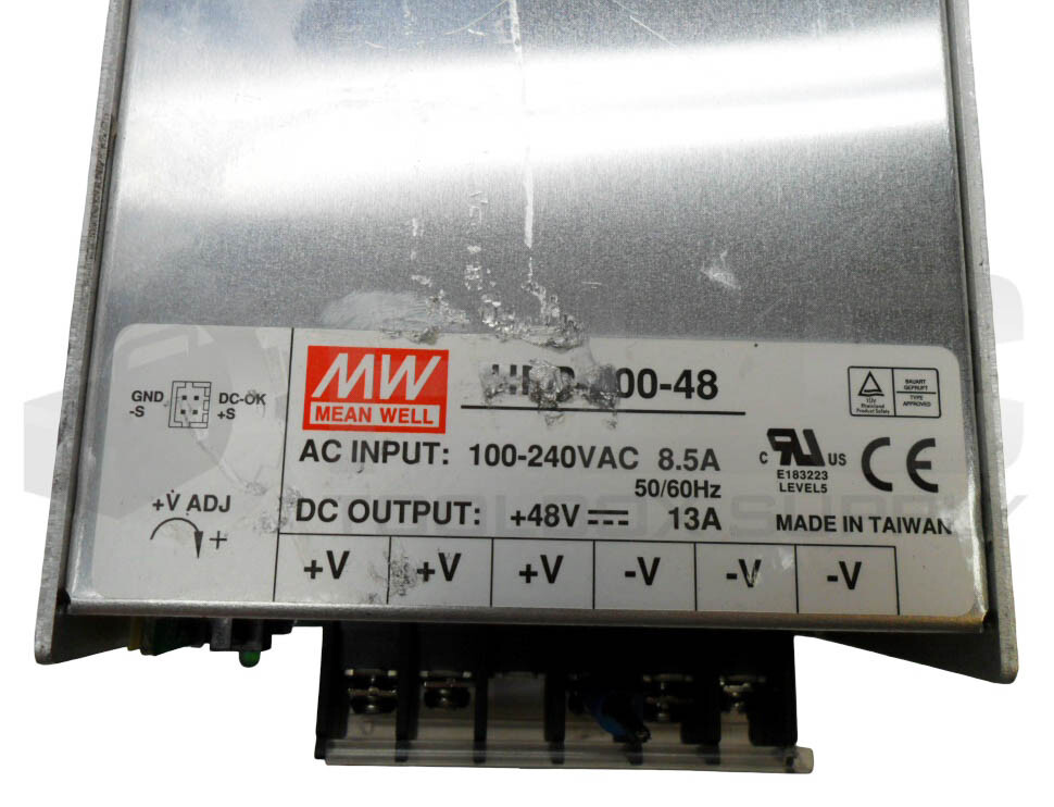MEAN WELL HRP-600-48 POWER SUPPLY 100-240VAC 8.5A 50/60HZ