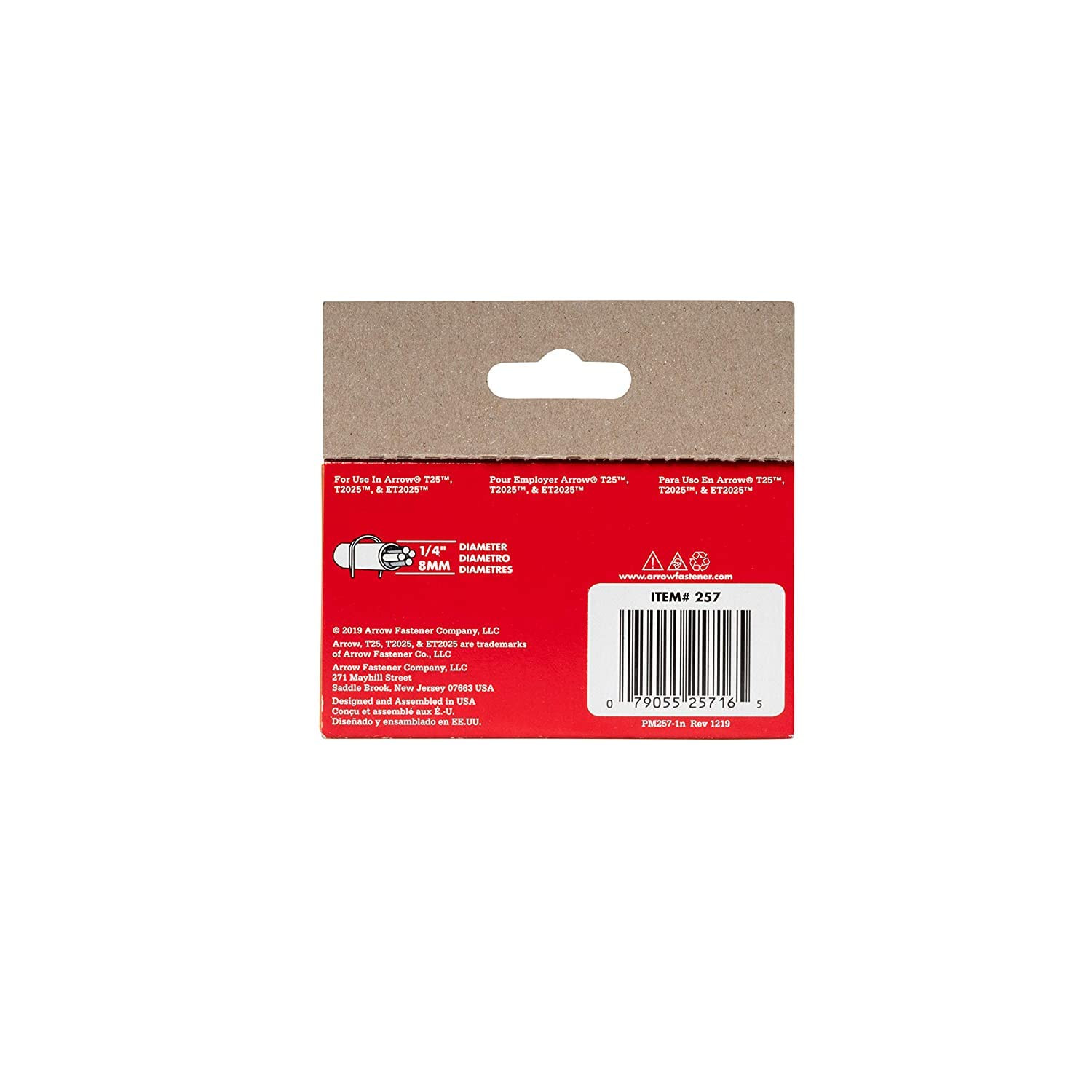 Arrow Heavy Duty T25 round Crown Staples for Cable and Low Voltage Wiring, 11…