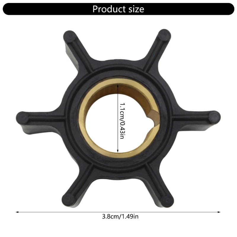 Replacement Impeller set Plastic & Brass Impeller & O Rings set for Johnson