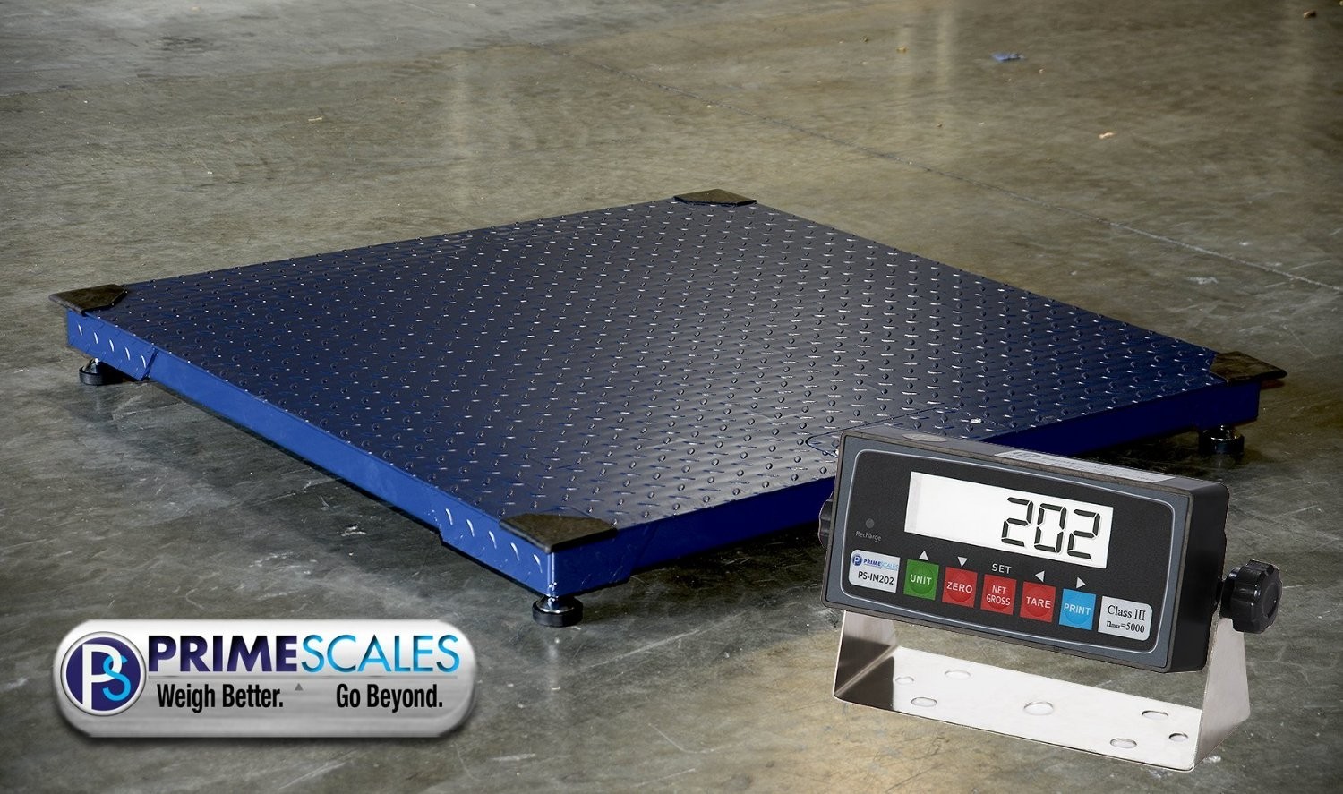 New 5 Year Warranty 4’x4′ Pallet Scale 48″ x 48″ Industrial Floor Scale 5000 lbs