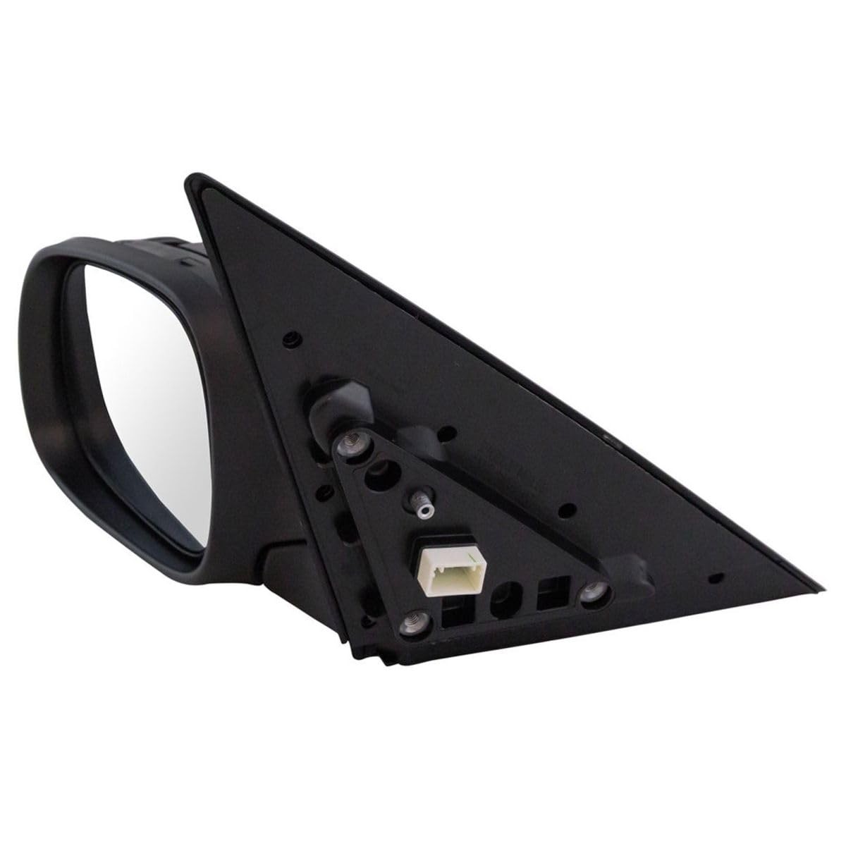 Left Driver Power Mirror Black Paintable Manual Flat Glass 3-Pin Kia Soul 14-18
