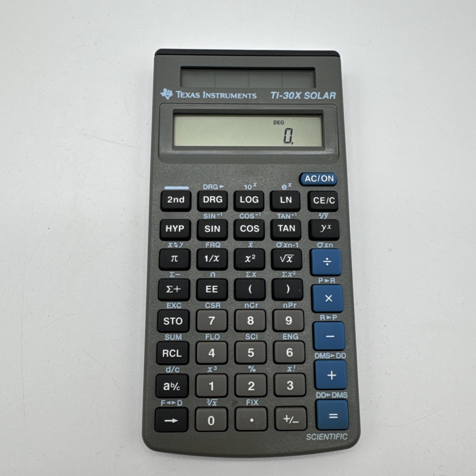 TEXAS INSTRUMENTS TI-30Xa Solar Scientific Calculator Tested/Working