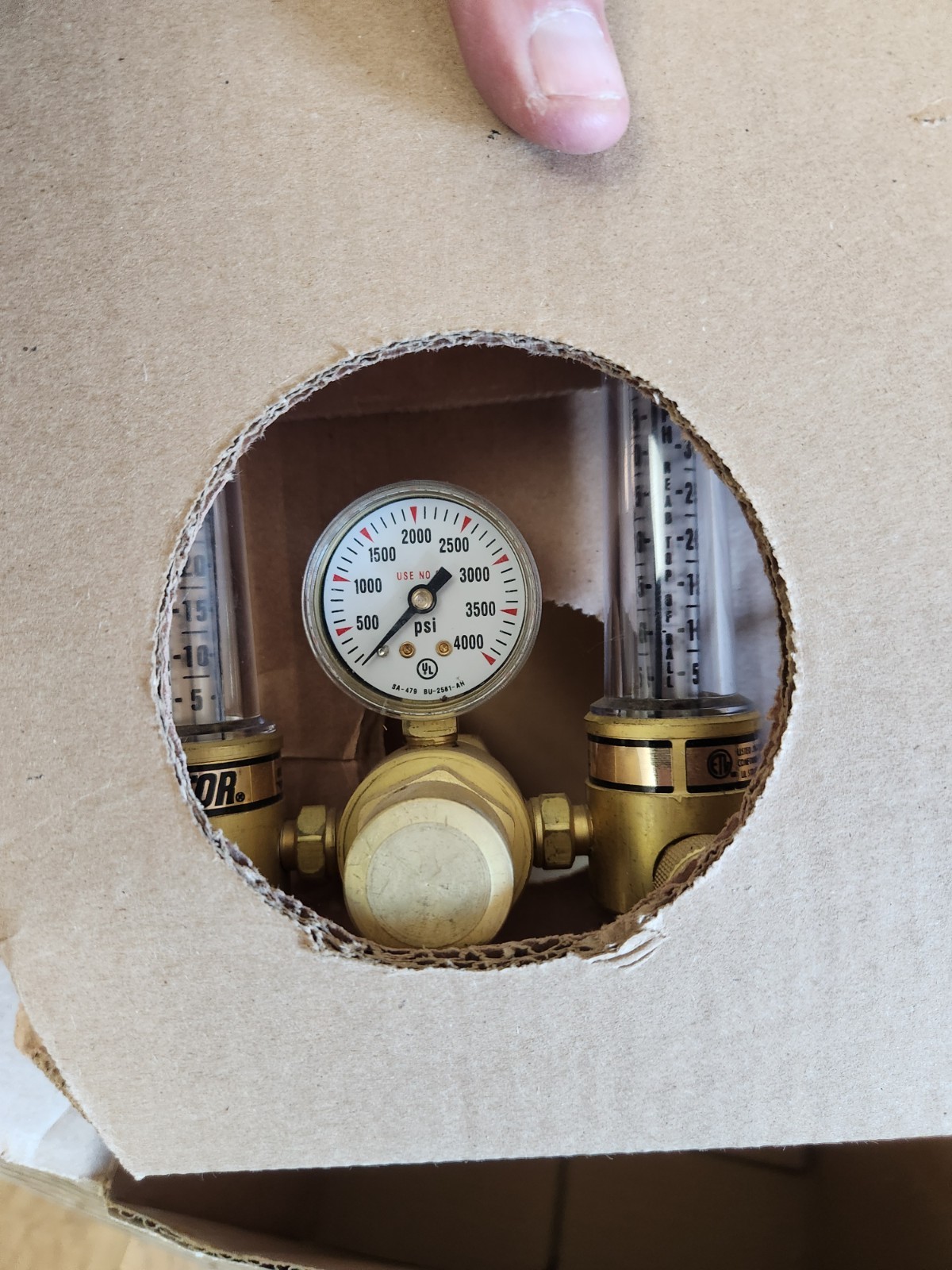 Victor Technologies 0781-1153 DFM-150-580 Med Duty Flow Meter Argon/CO2/Helium