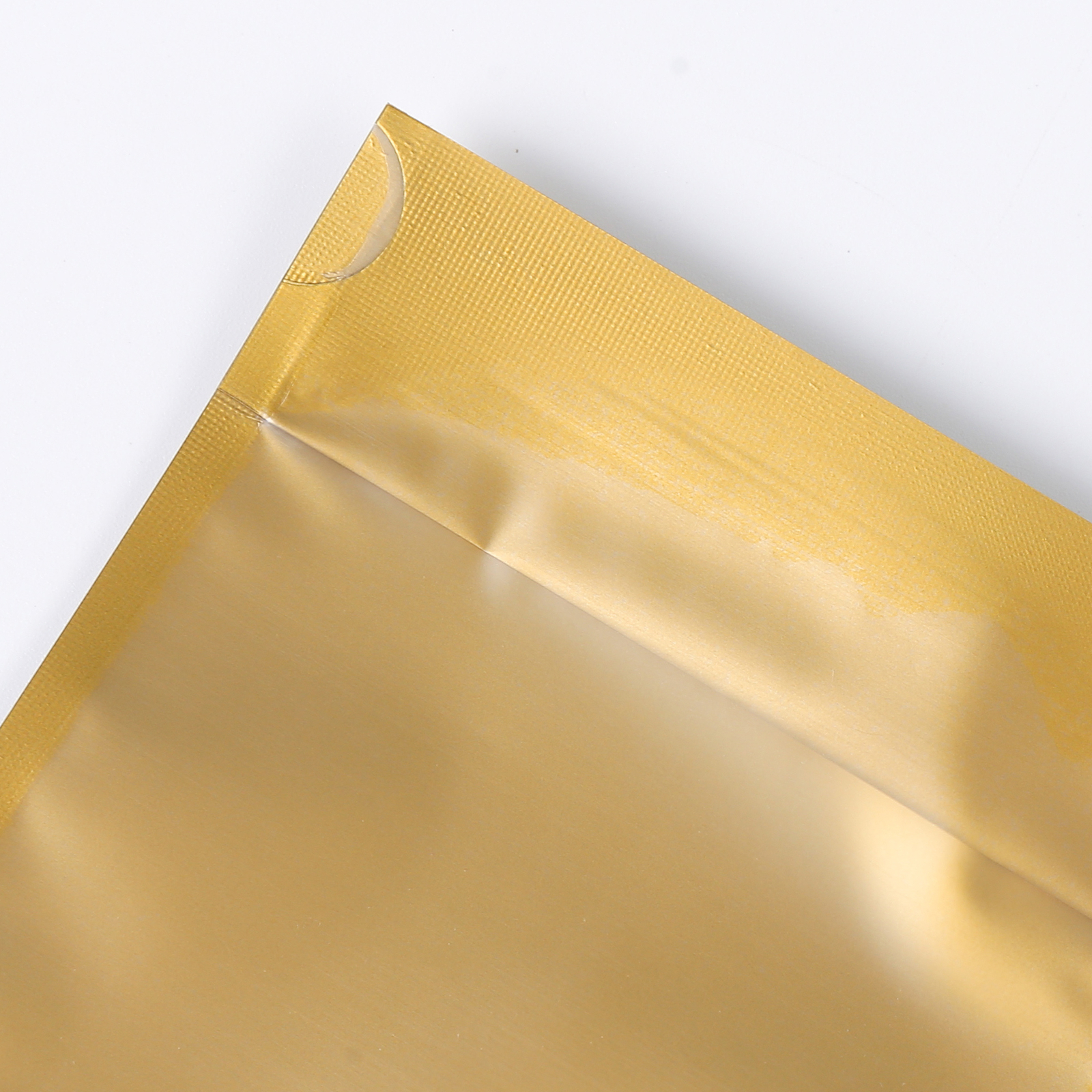 200 New Matte Translucent Gold Stand Up Resealable Zip Food Bags Different Sizes