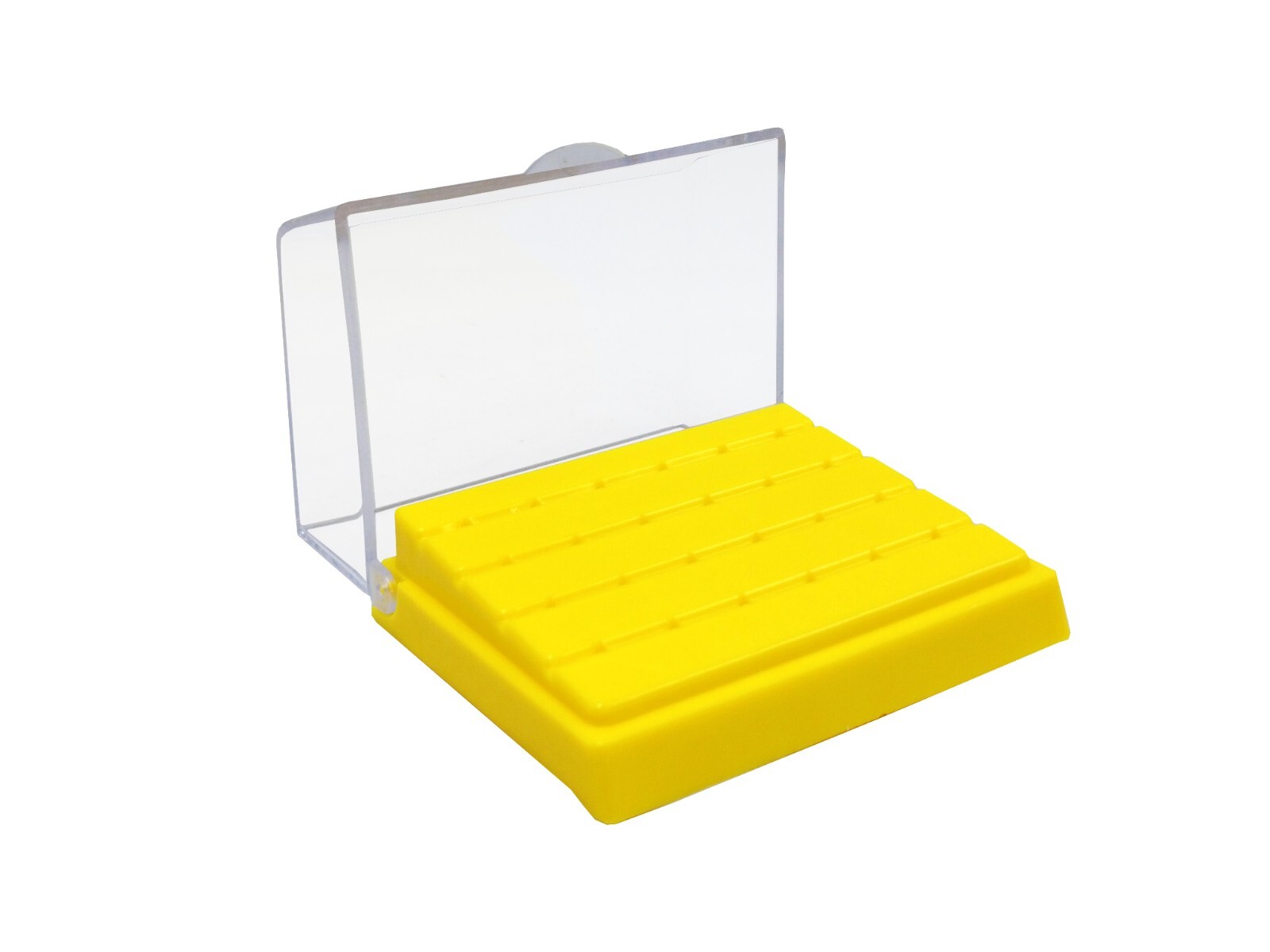 Dental Plastic Diamond 24 Holes High Speed Bur Holder Burs Block Case Box