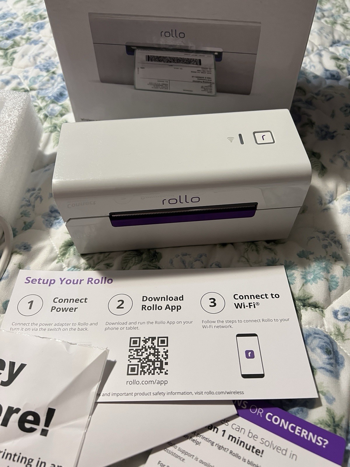 ALL 3-White Rollo X1040-Wireless Thermal Label Printer&Shipping Scale&500 Labels