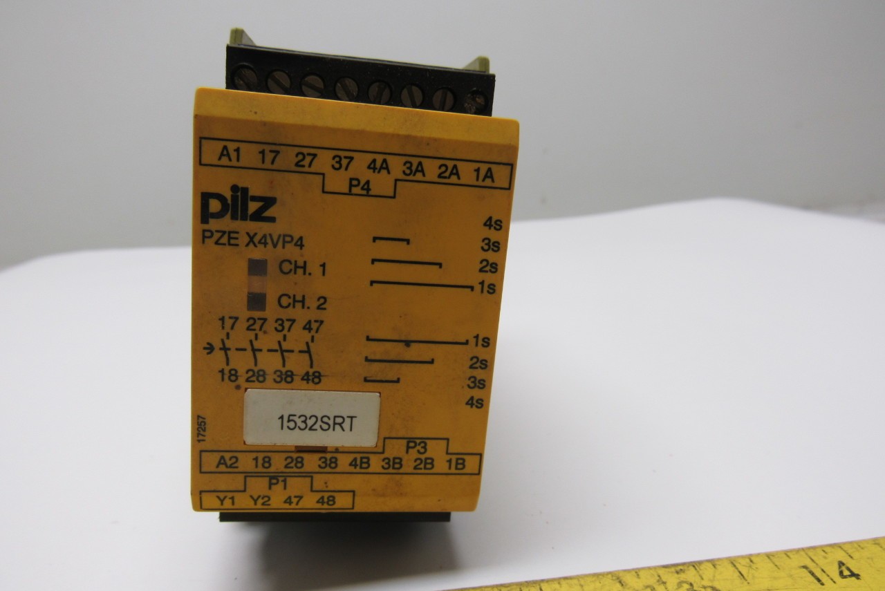 Pilz 777586 PZE X4VP4 24VDC 4N/O Safety relay Module