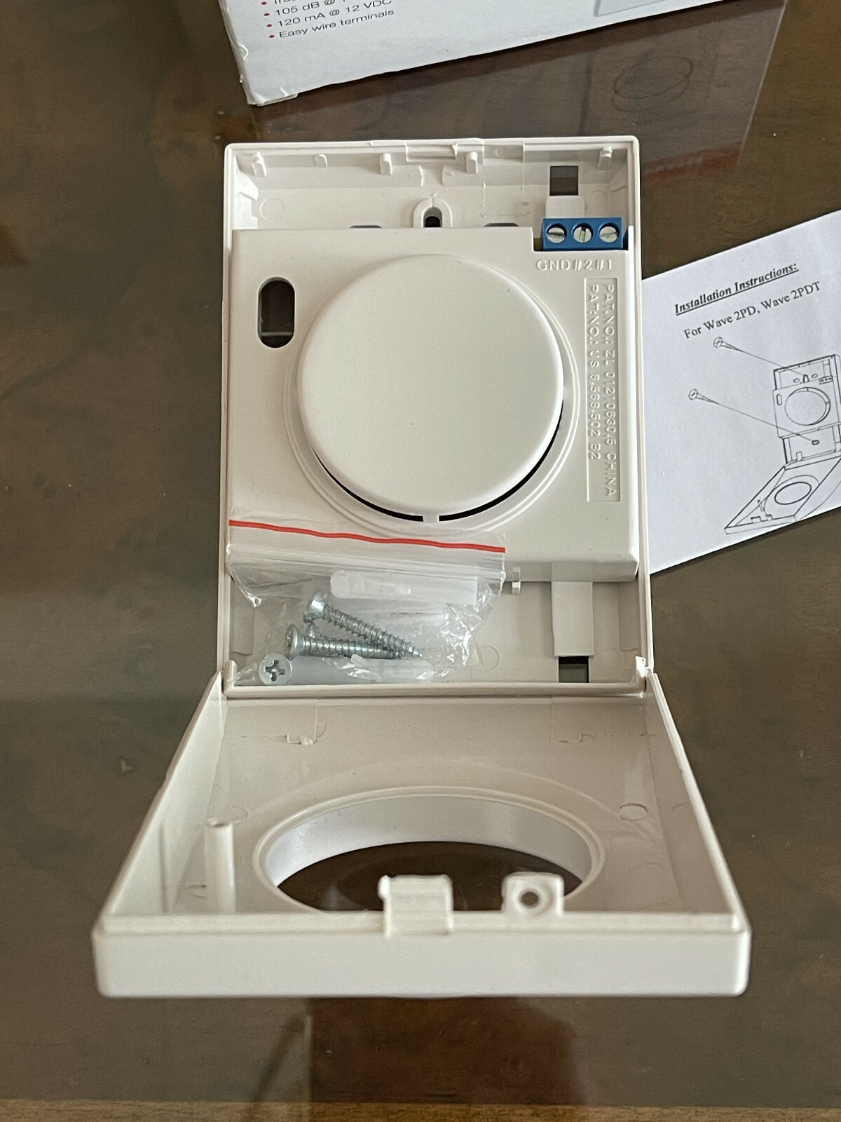 NEW Honeywell Ademco WAVE2PD Piezo-Dynamic Indoor Security 2-Tone Siren 105dB