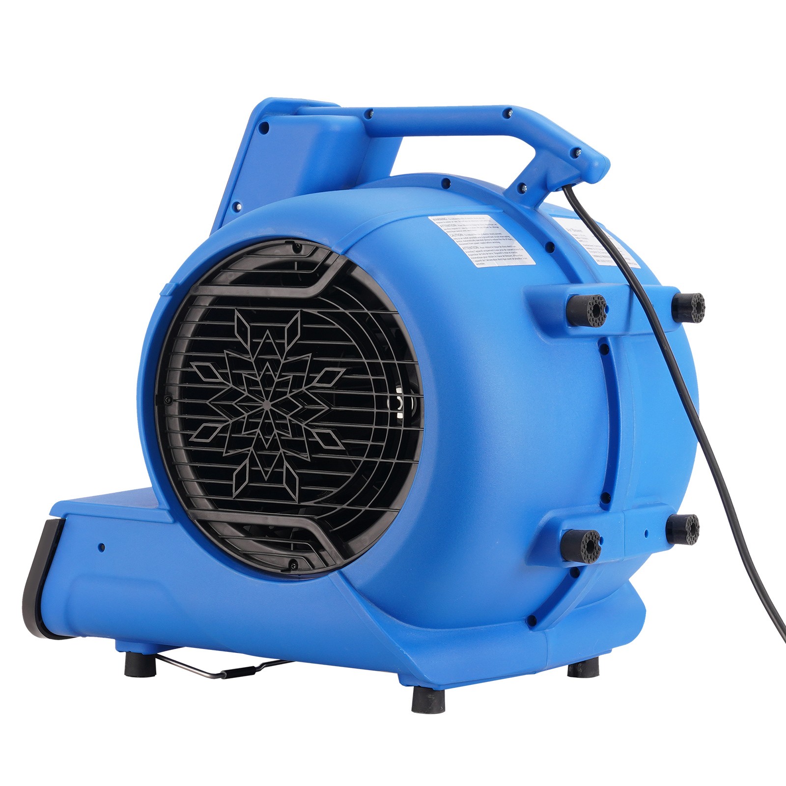2600 CFM Adjustable Air Mover Carpet Dryer Floor Blower Fan 3-Speed 1/2 HP