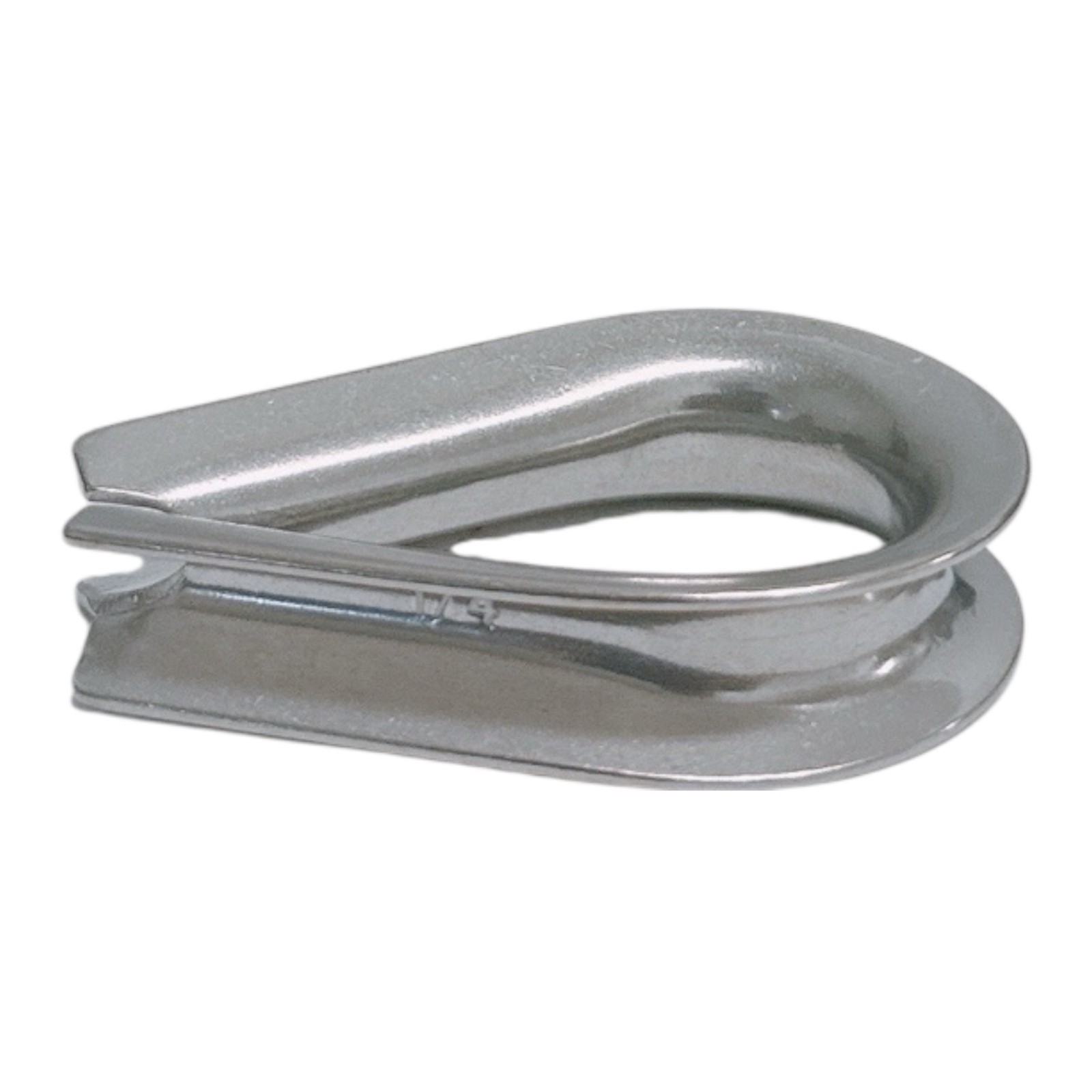 4PC 1/4″ Marine Heavy Duty Wire Rope Thimble 316 Stainless Steel Cable Protector