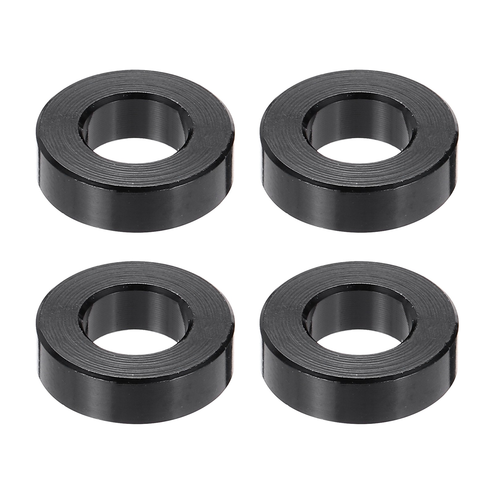 Aluminium Spacer, M5 3/16″ ID x 3/8″ OD x 1/8″ L, (Pack of 4)