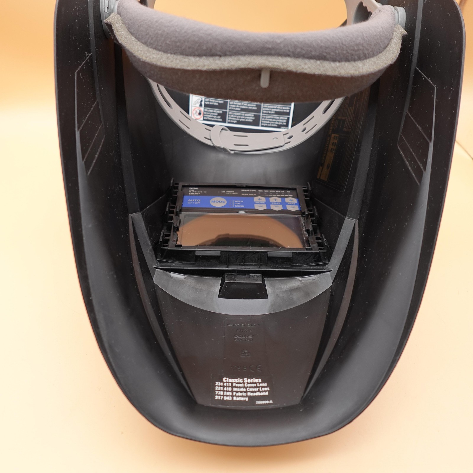 Miller Classic Series VS Auto Darkening Welding Helmet Digital Black Red Graphic