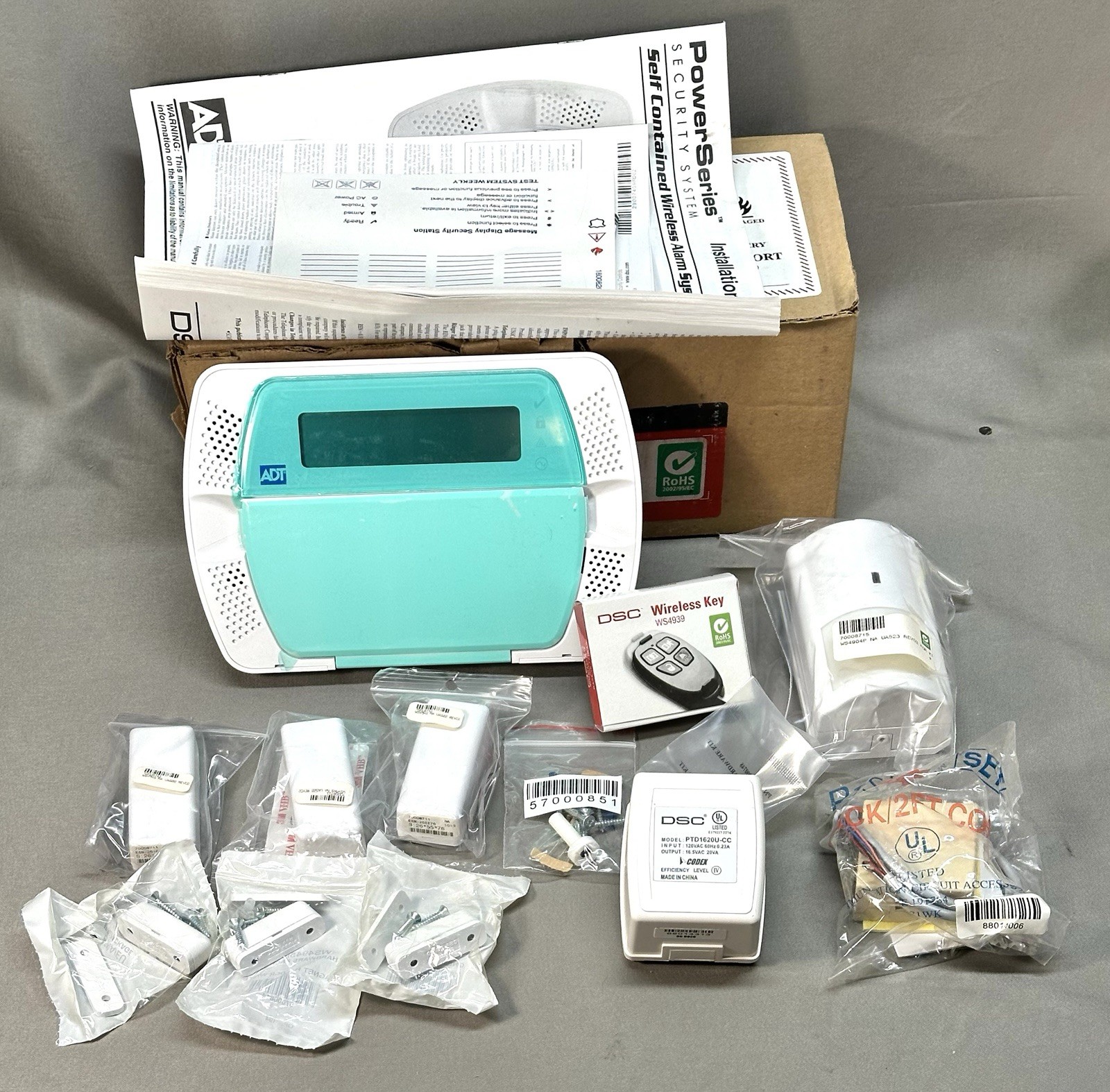 DSC Impassa KIT447 Self Contained 2Way Wireless Security System Kit NEW