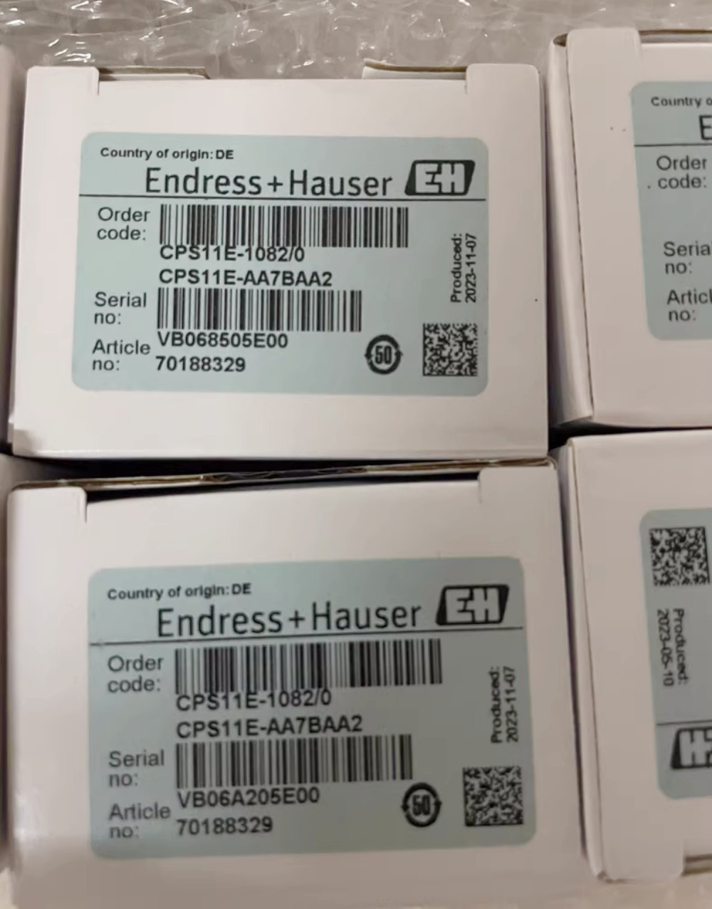 5 years warranty Express NEW Endress+Hauser CPS11E-AA7BAA2 PH electrode