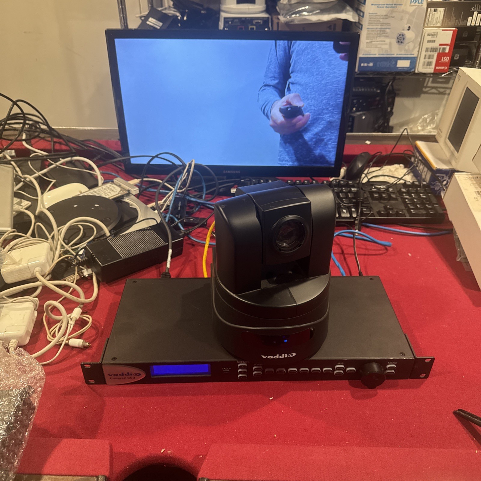 VADDIO CLEARVIEW HD-18 Video Camera, 998-6900-000 Complete