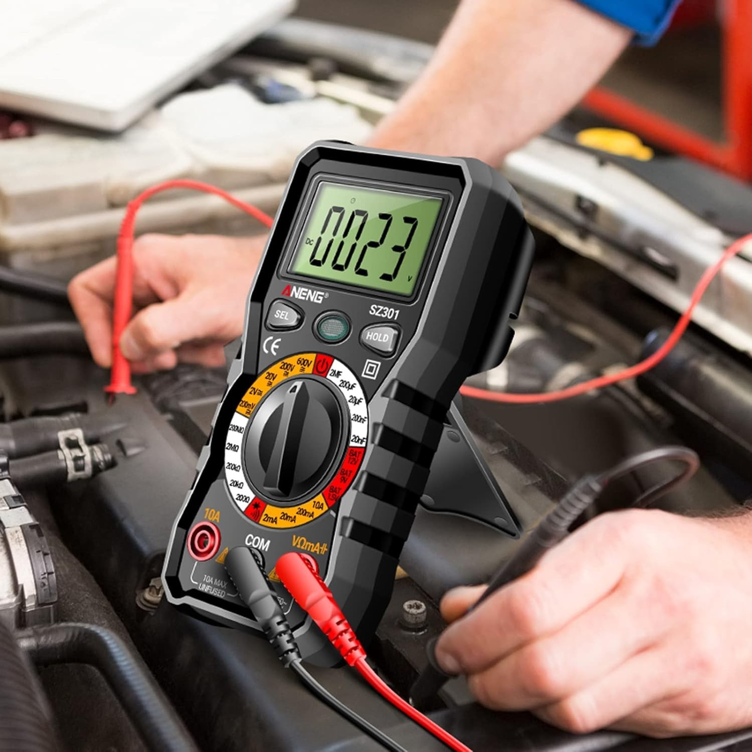 Multifunctional Digital Multimeter with Case – Safe Electrical Testing Solution