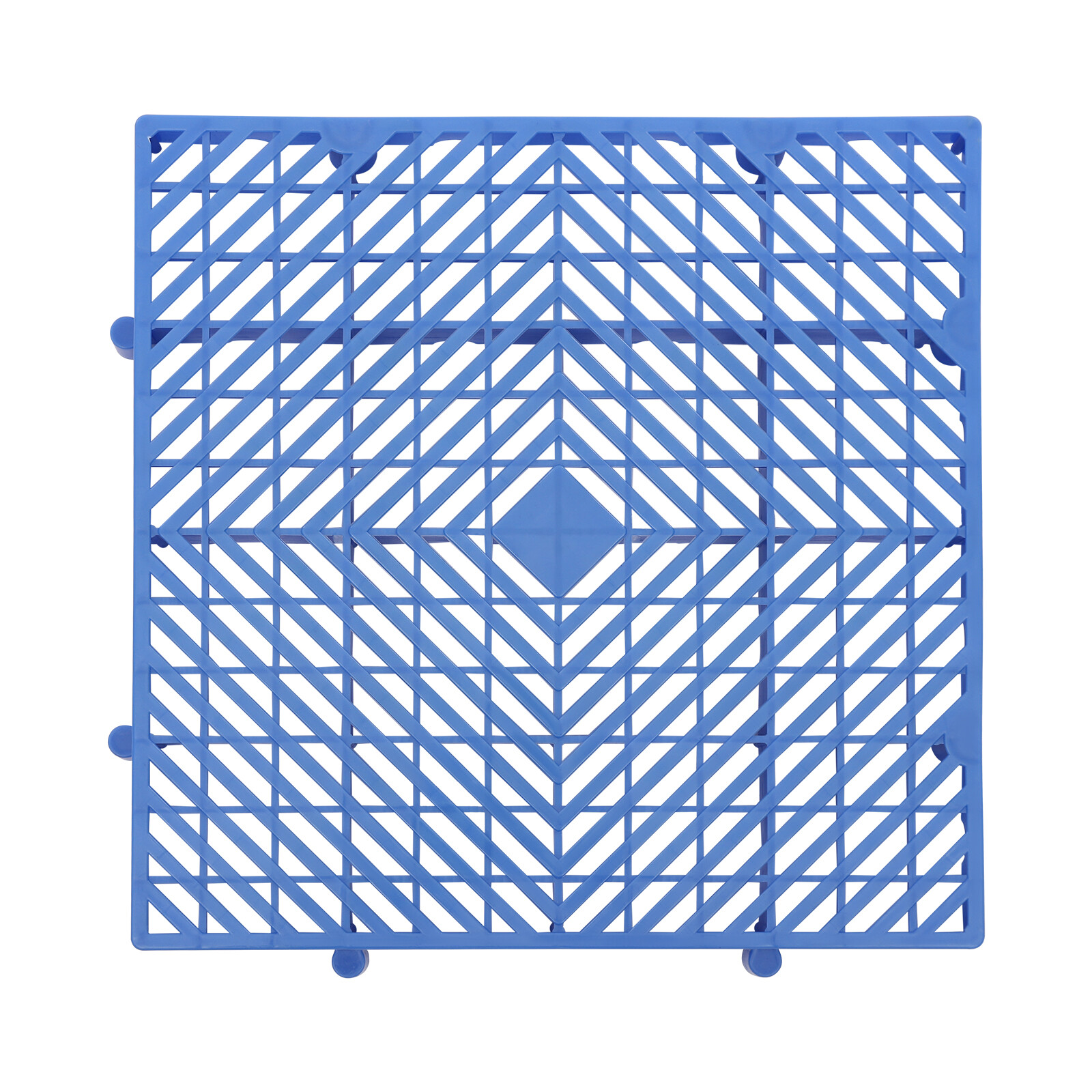 6Pcs 15.7*15.7*1.9in Plastic Pallet Ventilation Floor Pallet Breathable Grid Pad