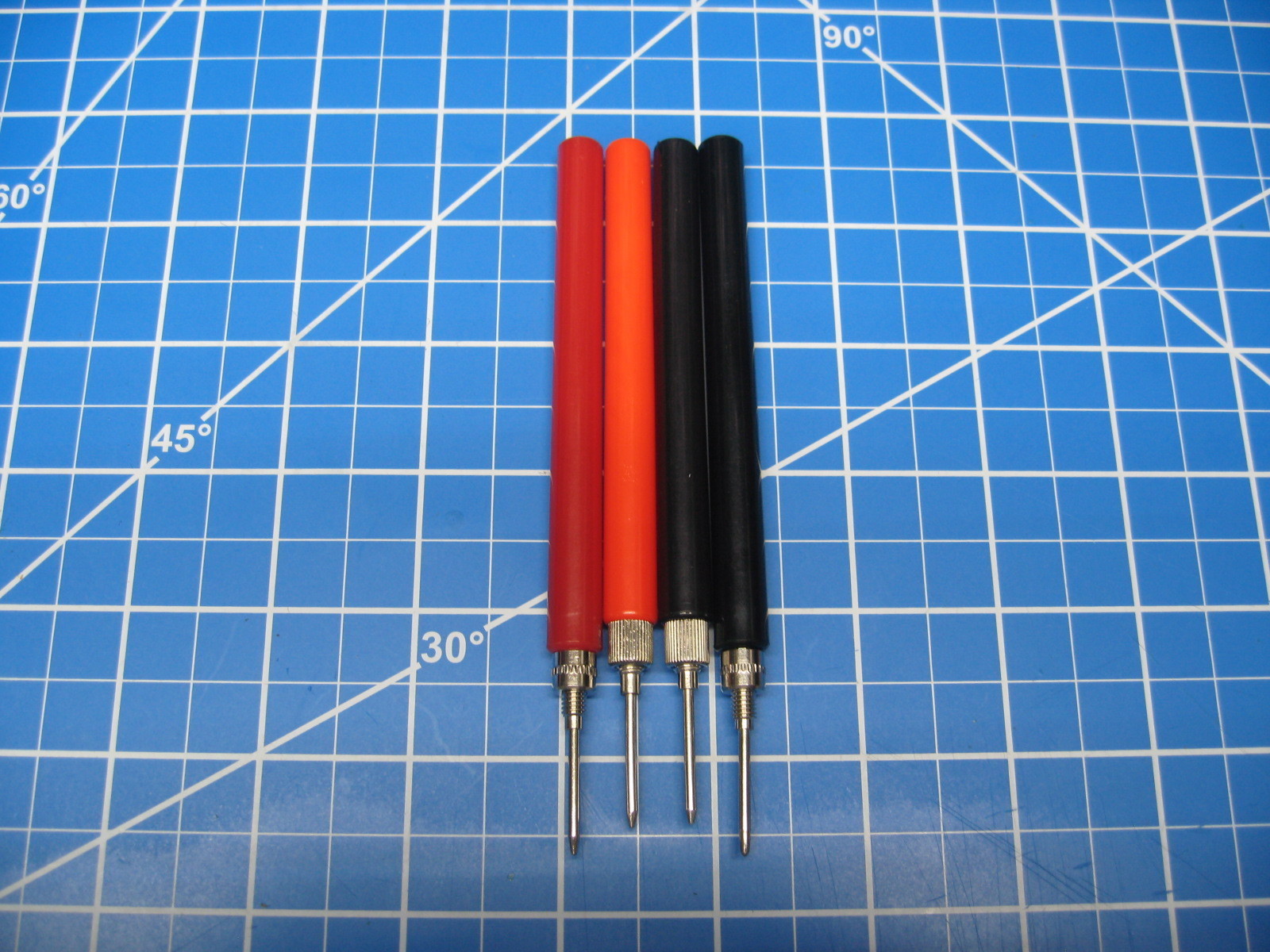 Philmore Test Probes – Model 912J&913J – Solderable/Solderless 1 Pair Red/Black