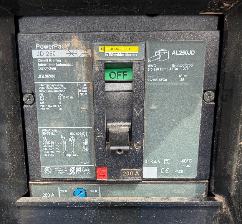35 kw Cummins / Onan Diesel Generator – 3.3L 4 Cyl. – 232 Hours – Mfg. 2017