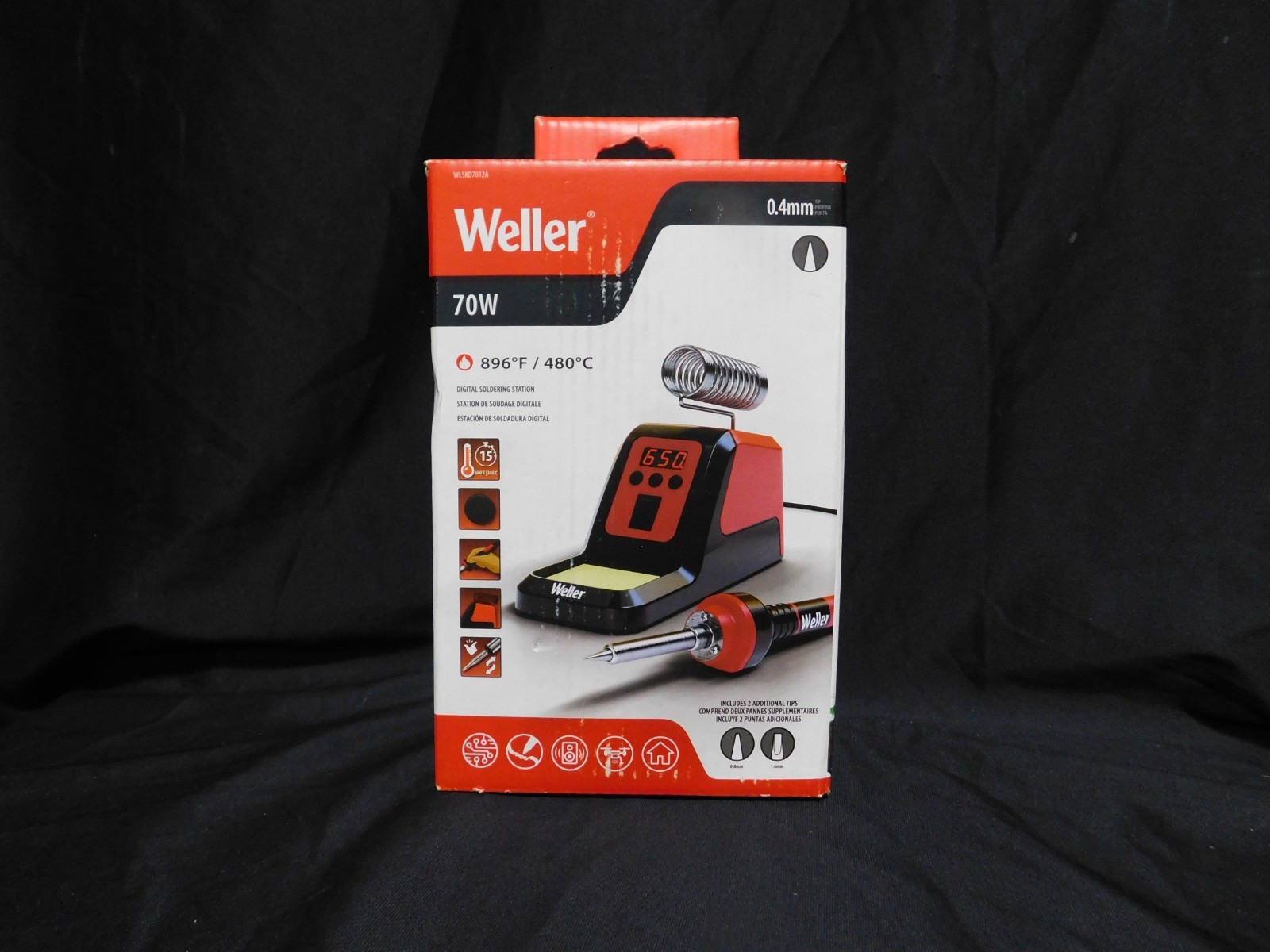 Weller WLSKD7012A Digital Soldering Station, 70W Digital, Precision, 120V (EB97)