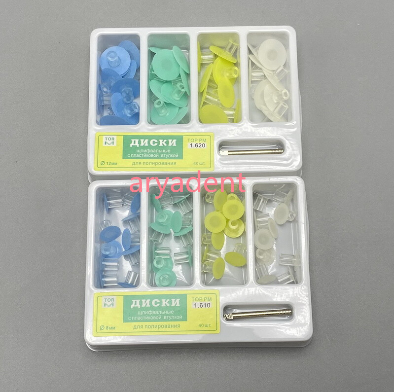 Dental Composite Resin Finishing Polishing Discs Strips + Mandrel Assorted Set