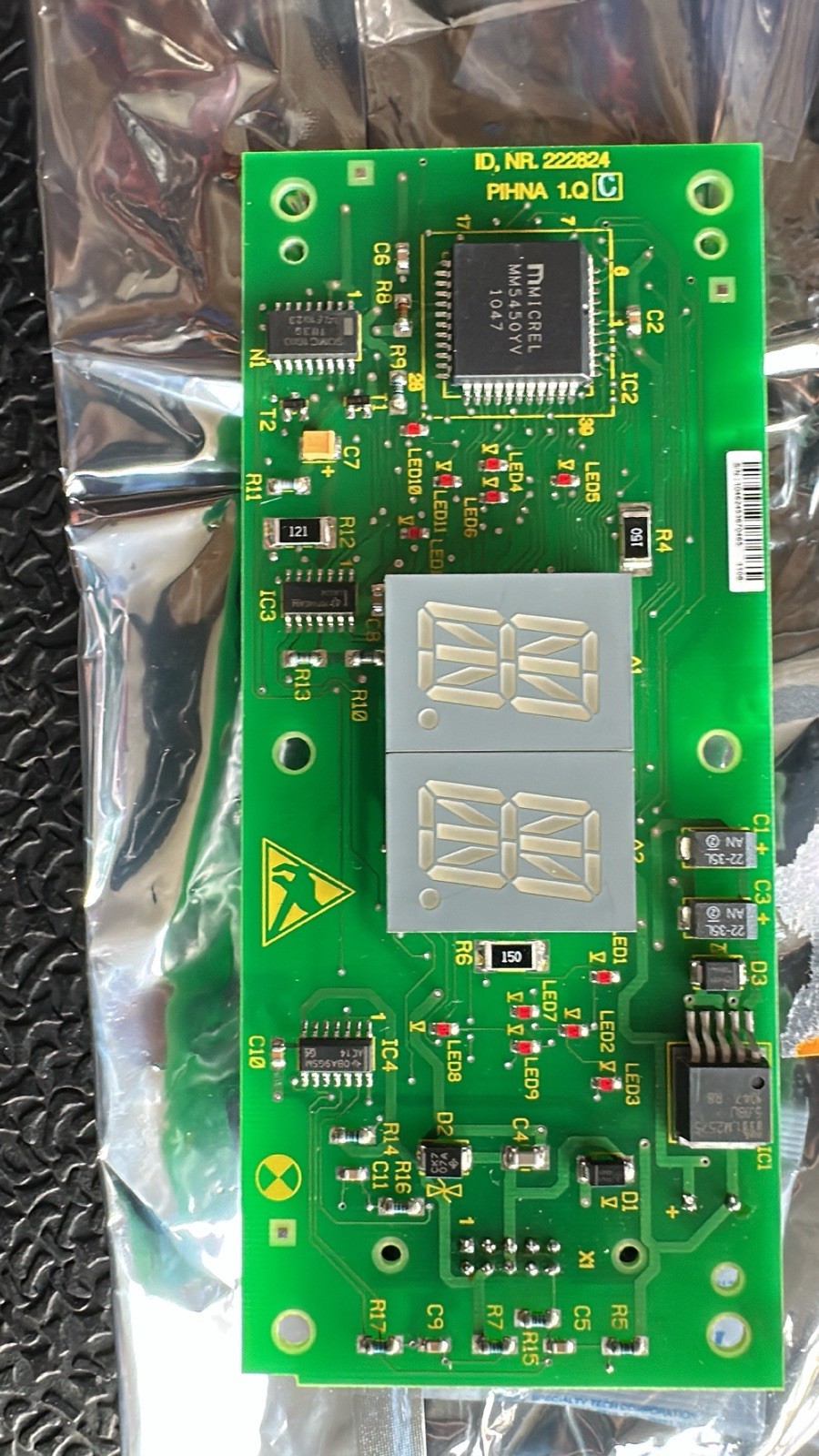 PI CIRCUIT. ASSEMBLY PIHNA 1.Q, PIHNA SCHINDLER # NR222824