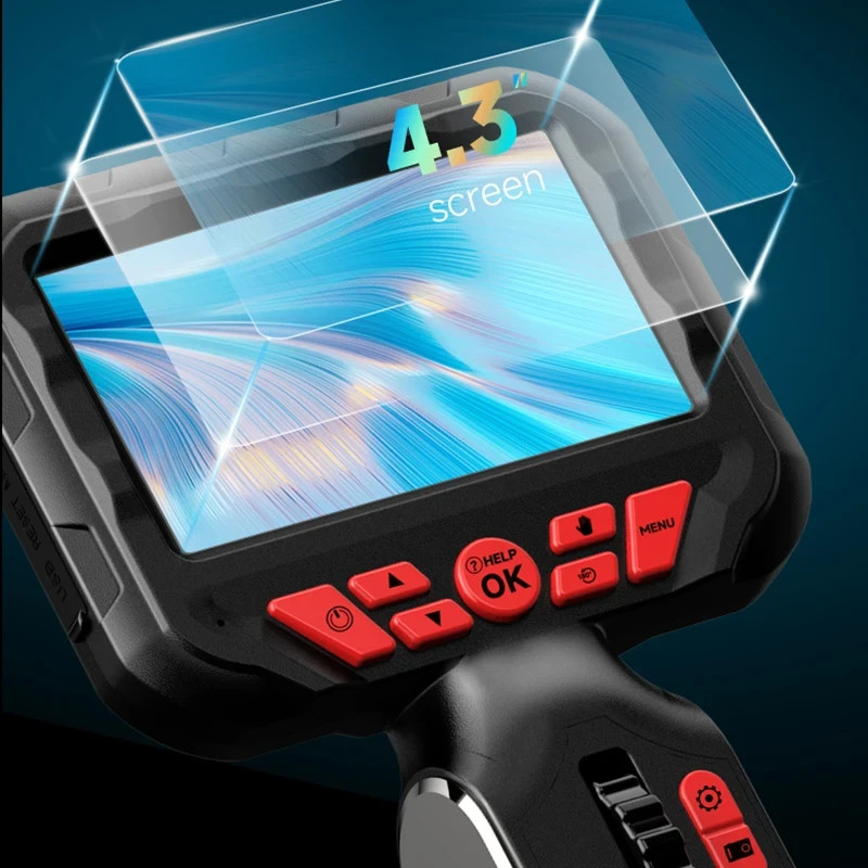 4.3-in screen 360° rotate HD camera Borescopes for industrial pipeline