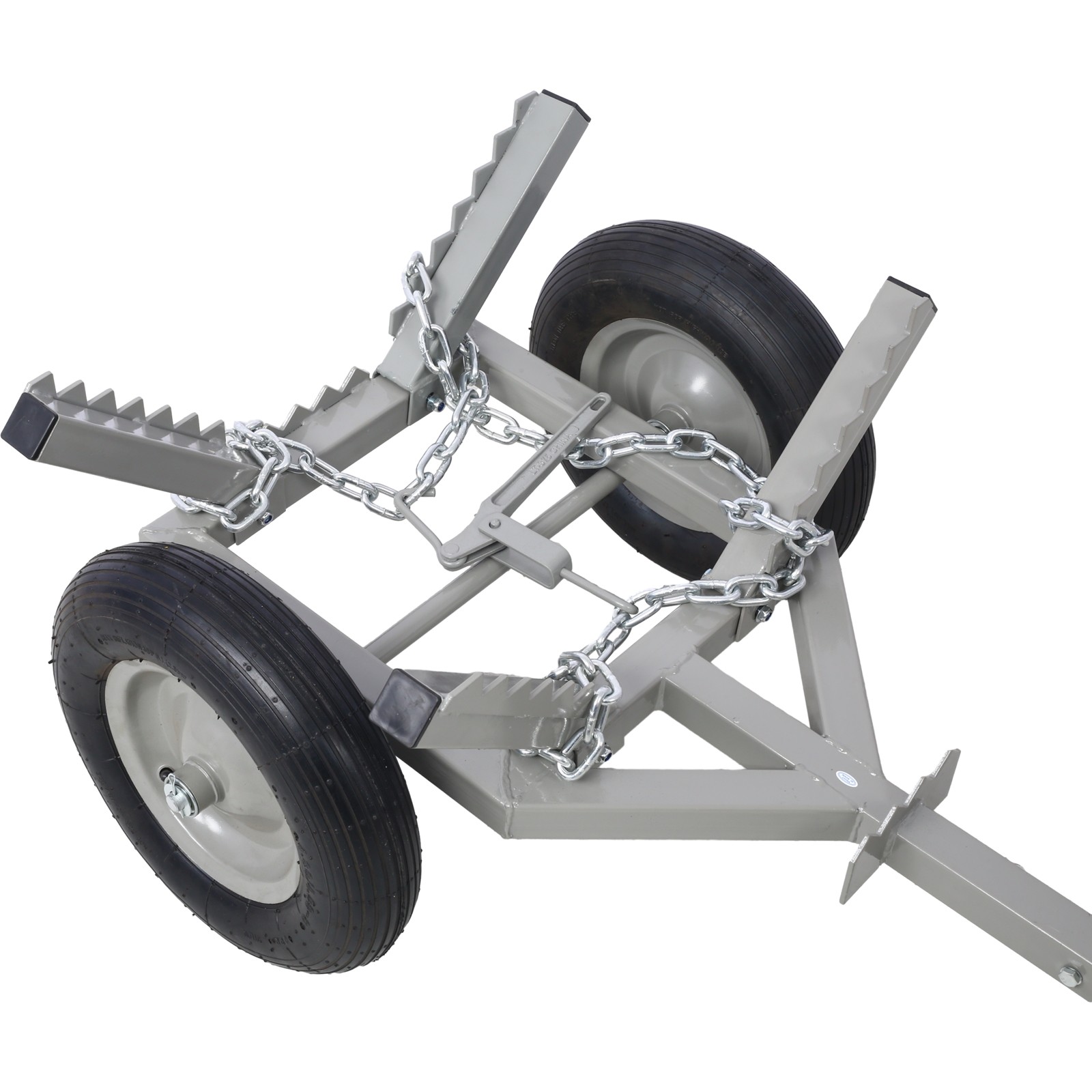 Heavy Duty Log Dolly w/Load Binder & Chocker Chian 440LB Capacity Load Log Mover
