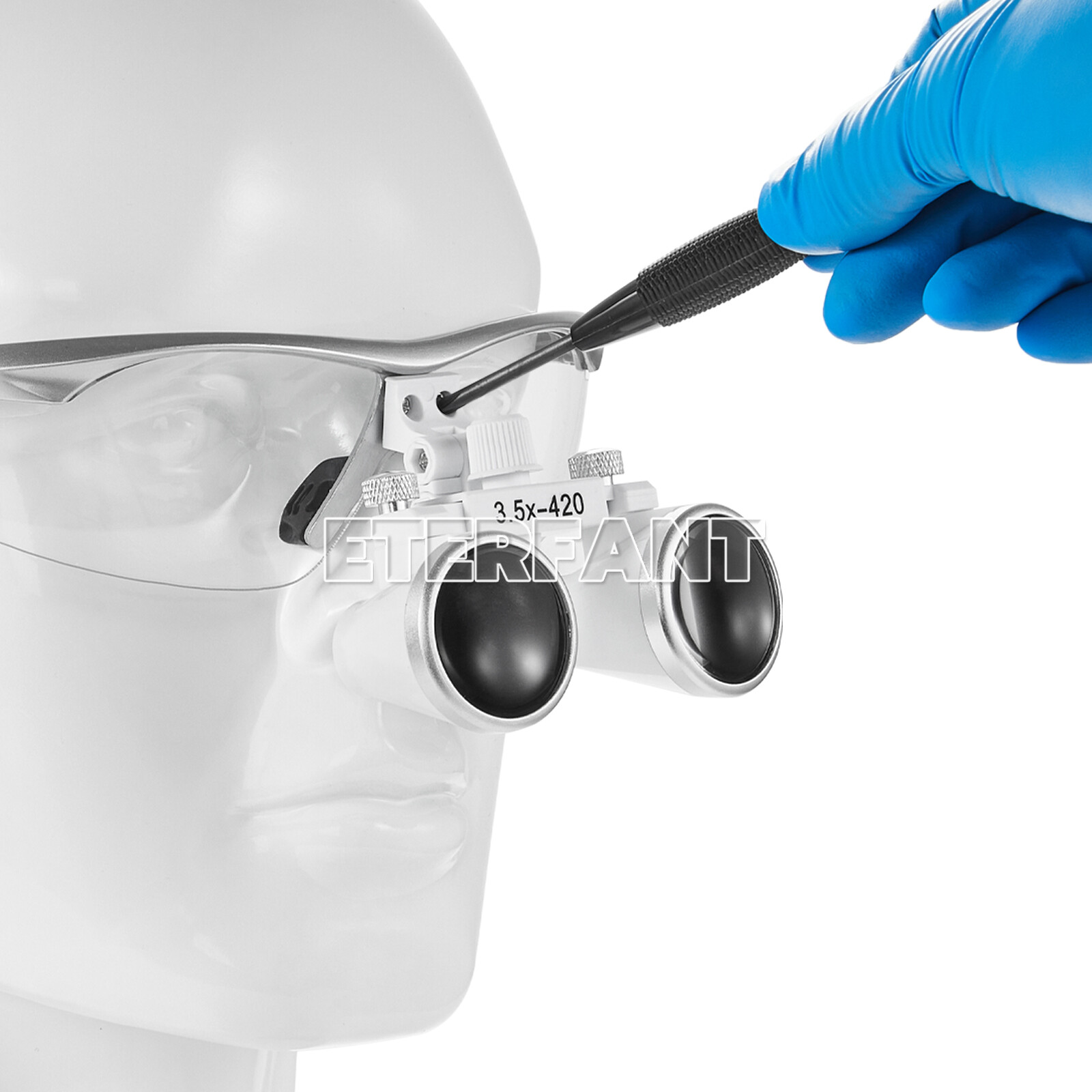 ETERFANT 3.5X Dental Surgical Binocular Loupes Glasses Optical Lens Magnifier