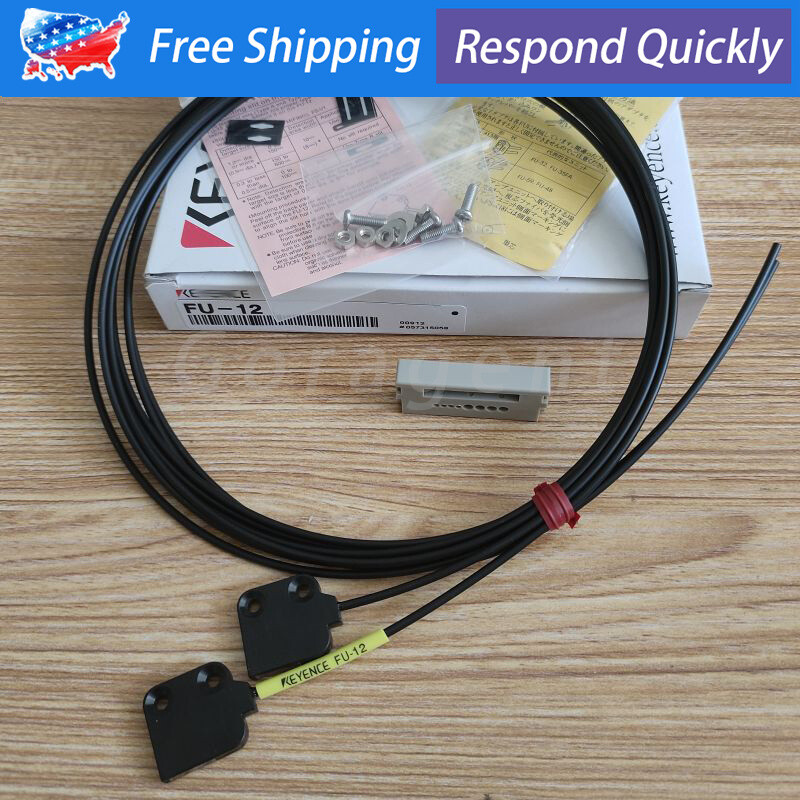 For Keyence FU-12 FU12 Photoelectric Sensor Transmissive Fiber Optic Switch