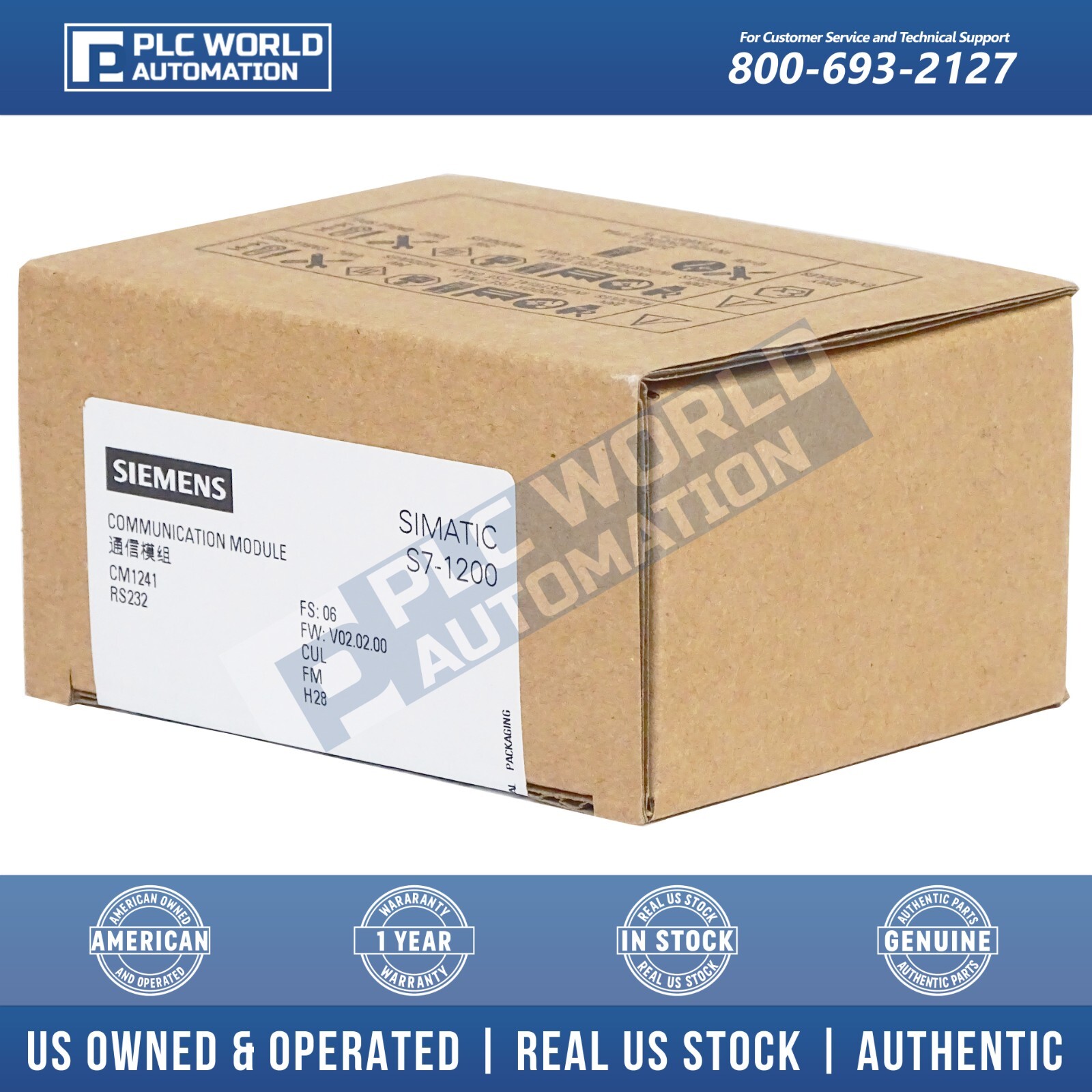 2022 New Sealed Siemens 6ES7241-1AH32-0XB0 S7-1200 CM1241 Communication Module