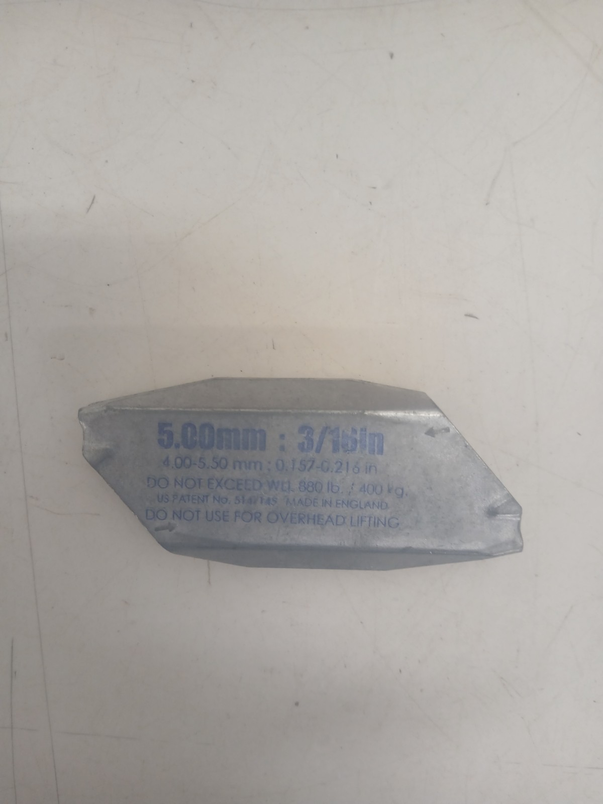 NEW! CAMPBELL GN7770429 Gripple, Wire Rope Fastner, 3/16″ Lot Of 25