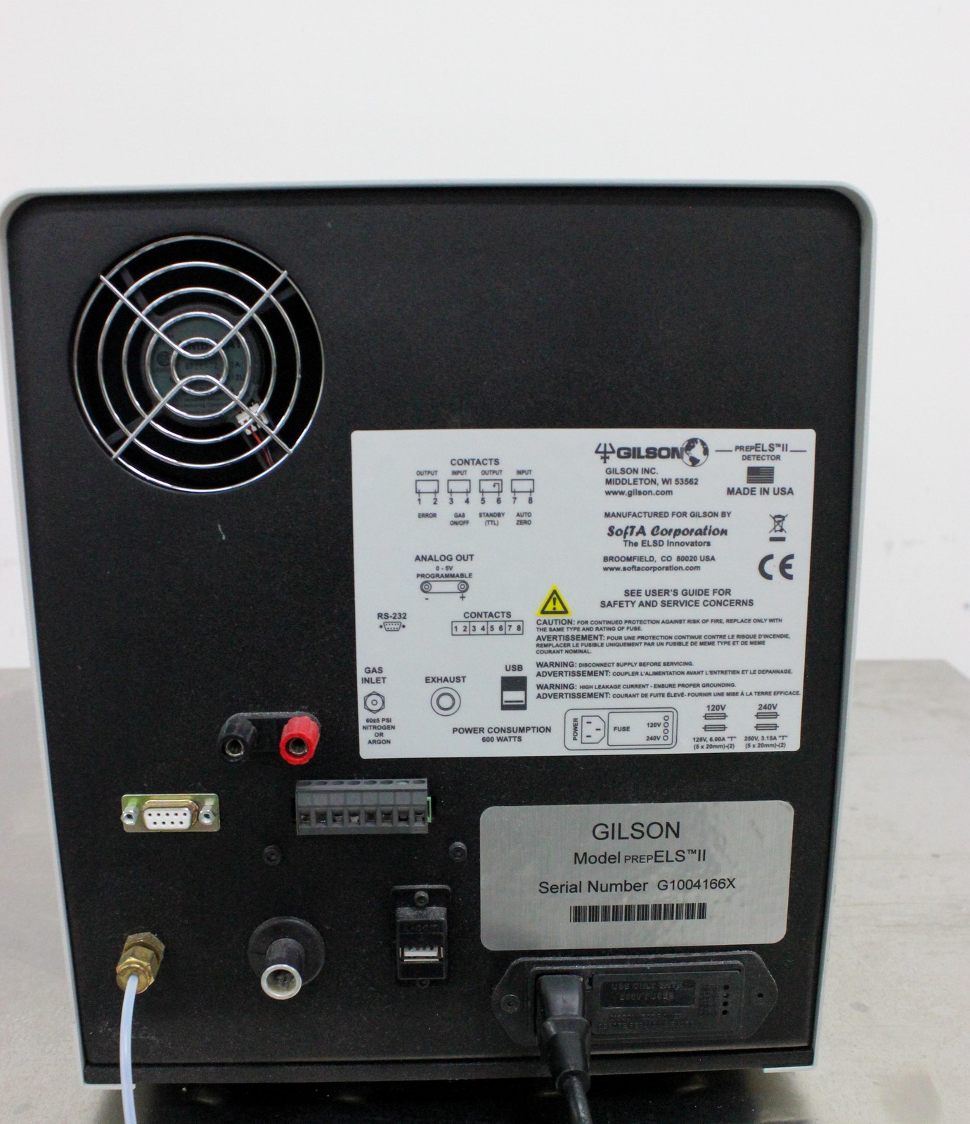 Gilson prepELS II HPLC Detector with Thermo-Split Technology, 75 mL (3375346)