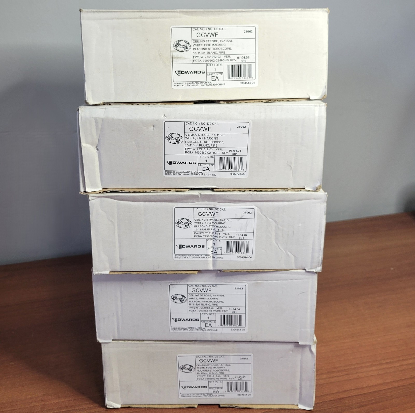 Edwards EST GCVWF Genesis GC Series LED Ceiling Strobe (Brand New)