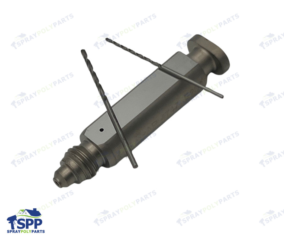 AR4747 Round Mixing Chamber with 2 Drill Bits, Graco Fusion Air Purge AP