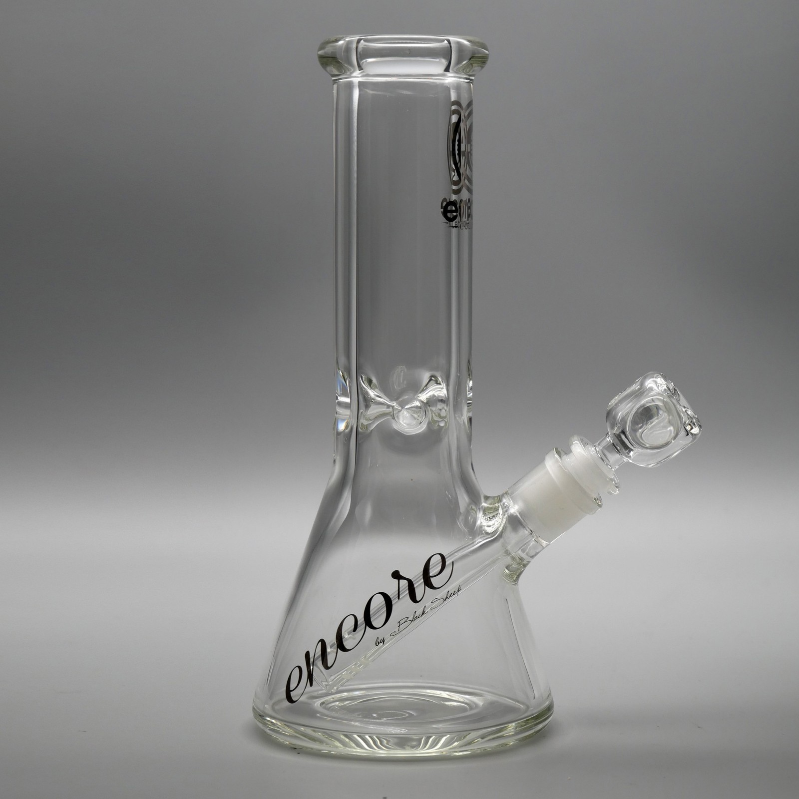 9MM THICK Wall 10 INCH Bong Pipe Clear Glass 50mm Beaker Hookah USA