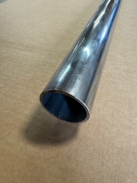 2.50″ OD x 0.12″ Wall Stainless Steel Tube x 36” Length, 304 Stainless, 2.26″ ID